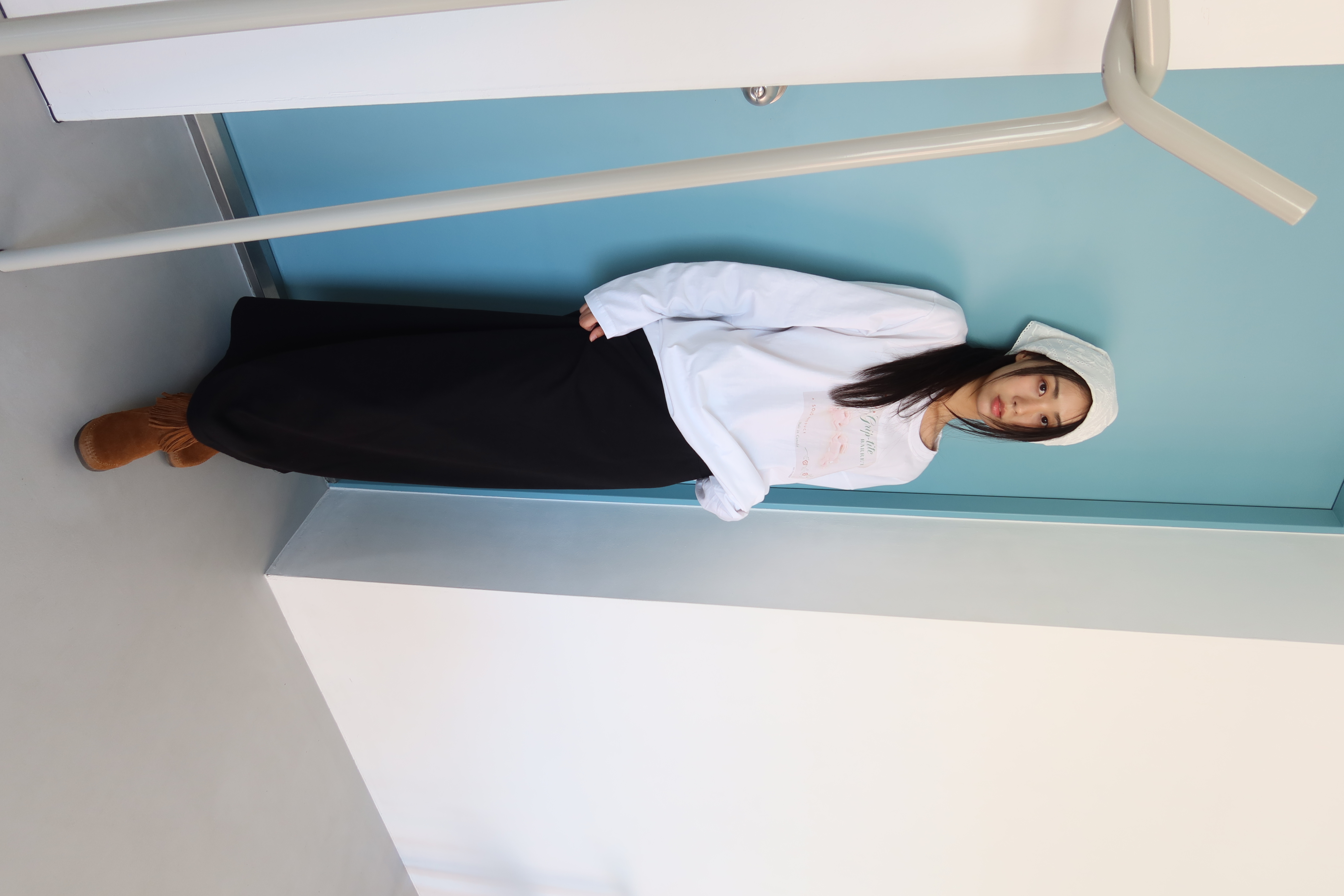 maxi cotton skirt