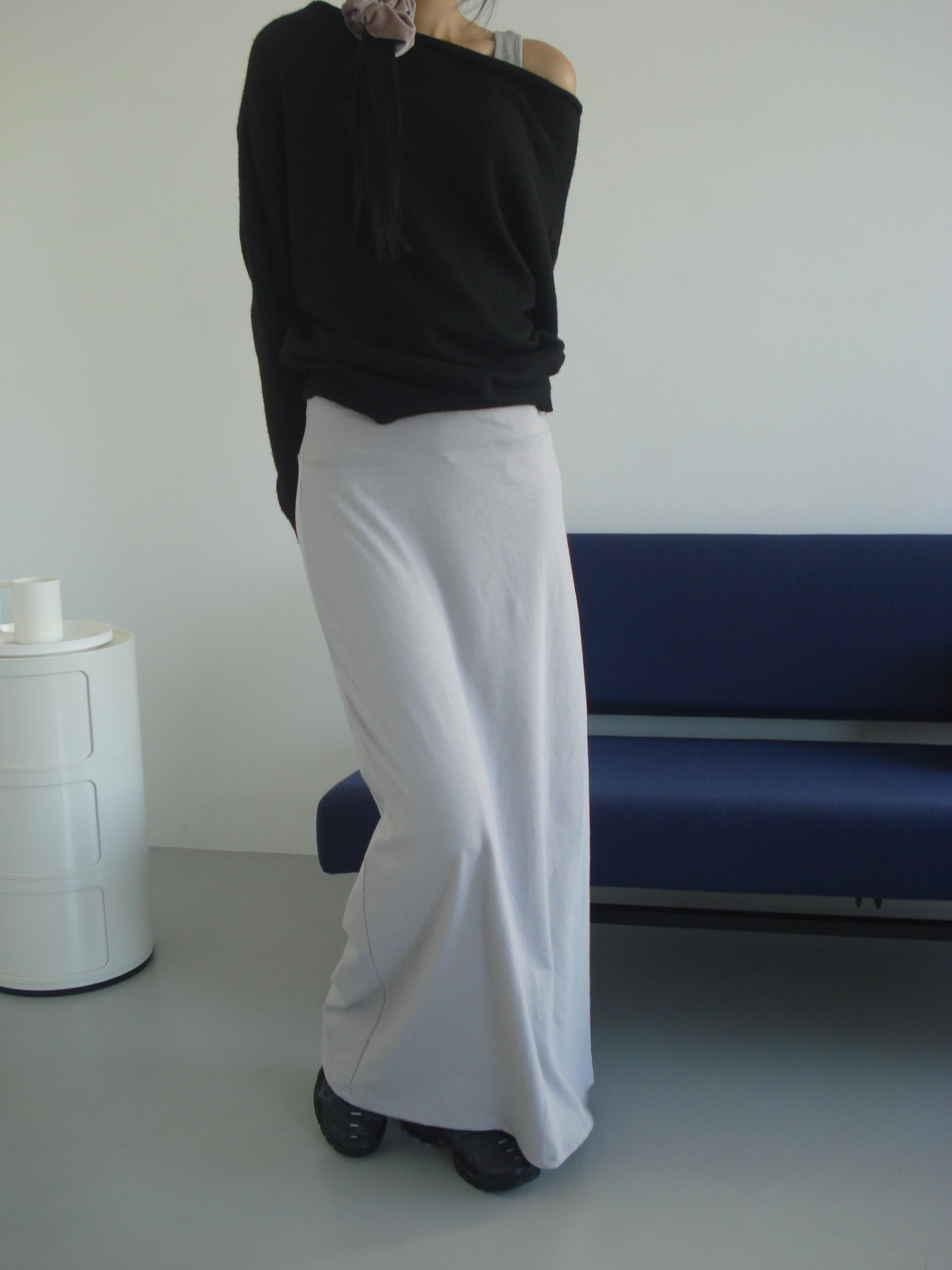 maxi cotton skirt