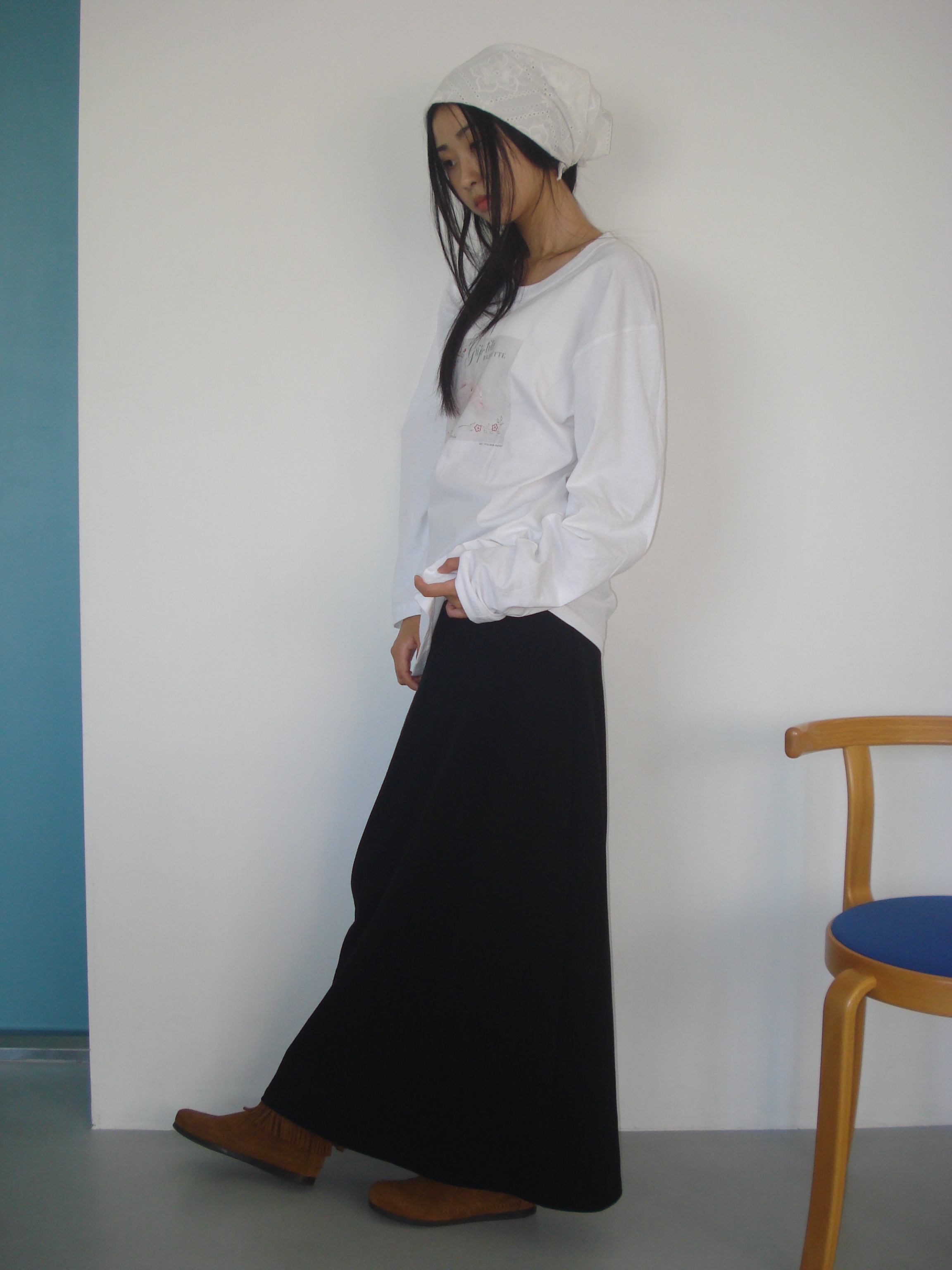 maxi cotton skirt