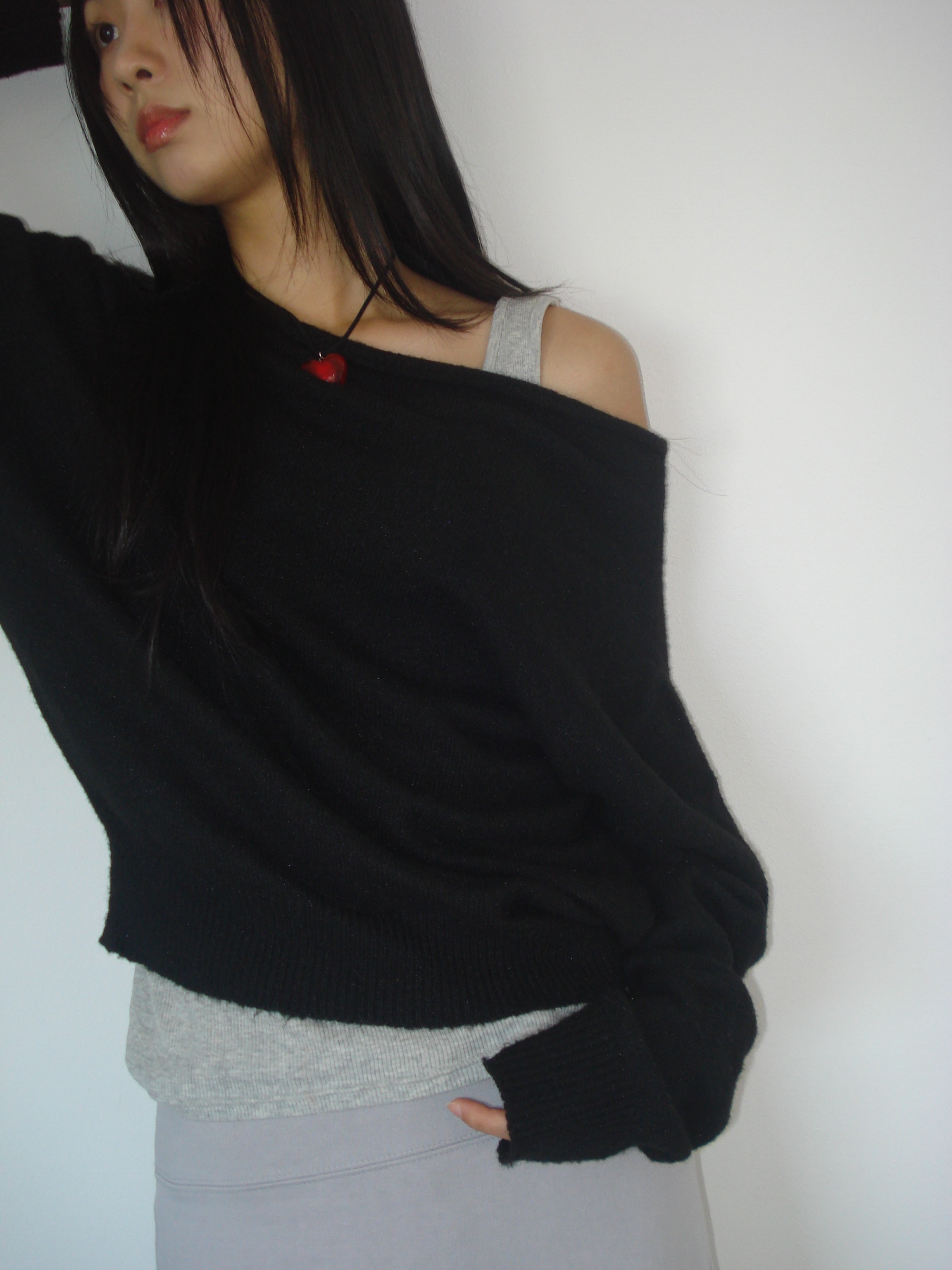 Bold heart necklace
