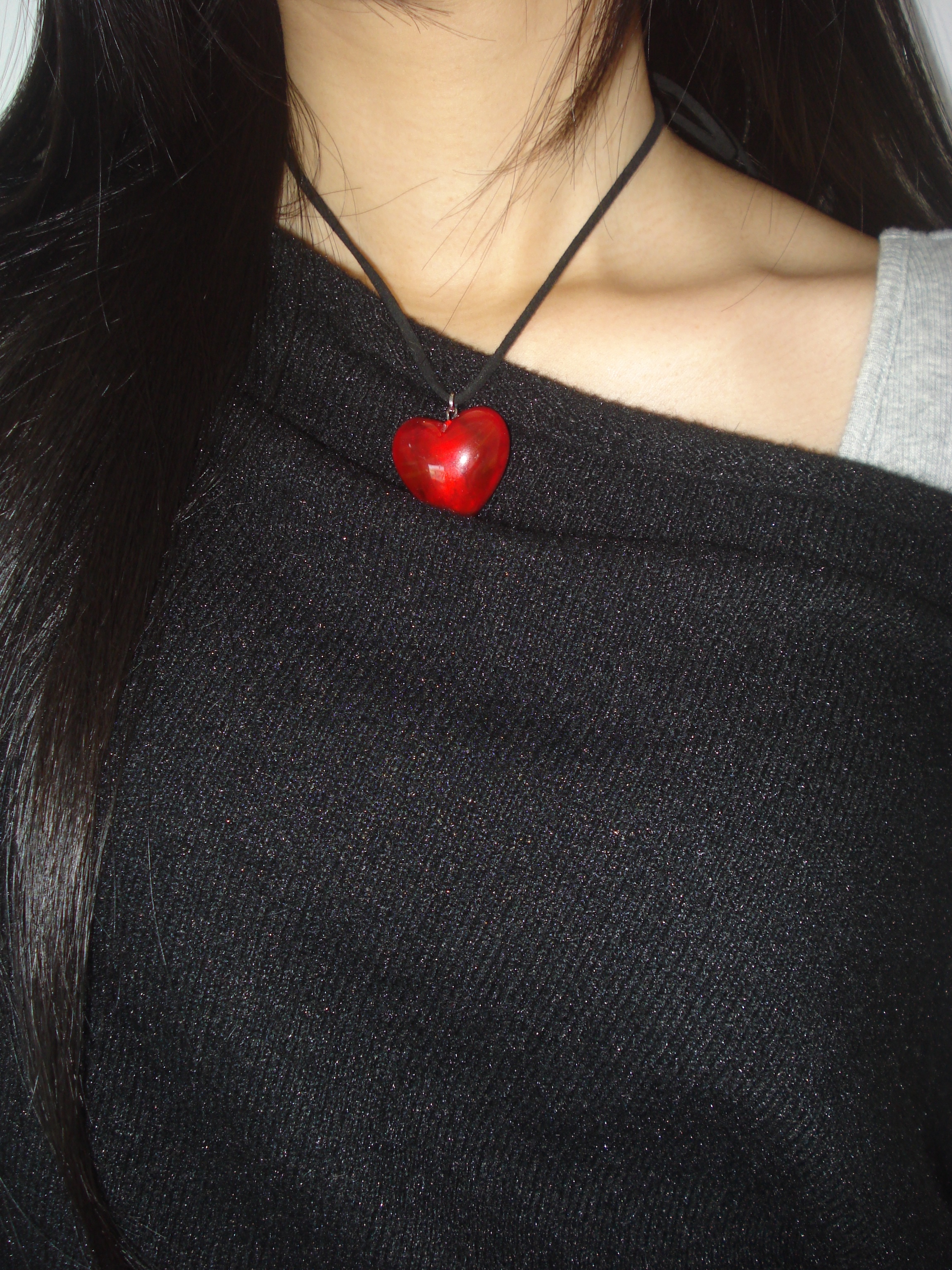 Bold heart necklace