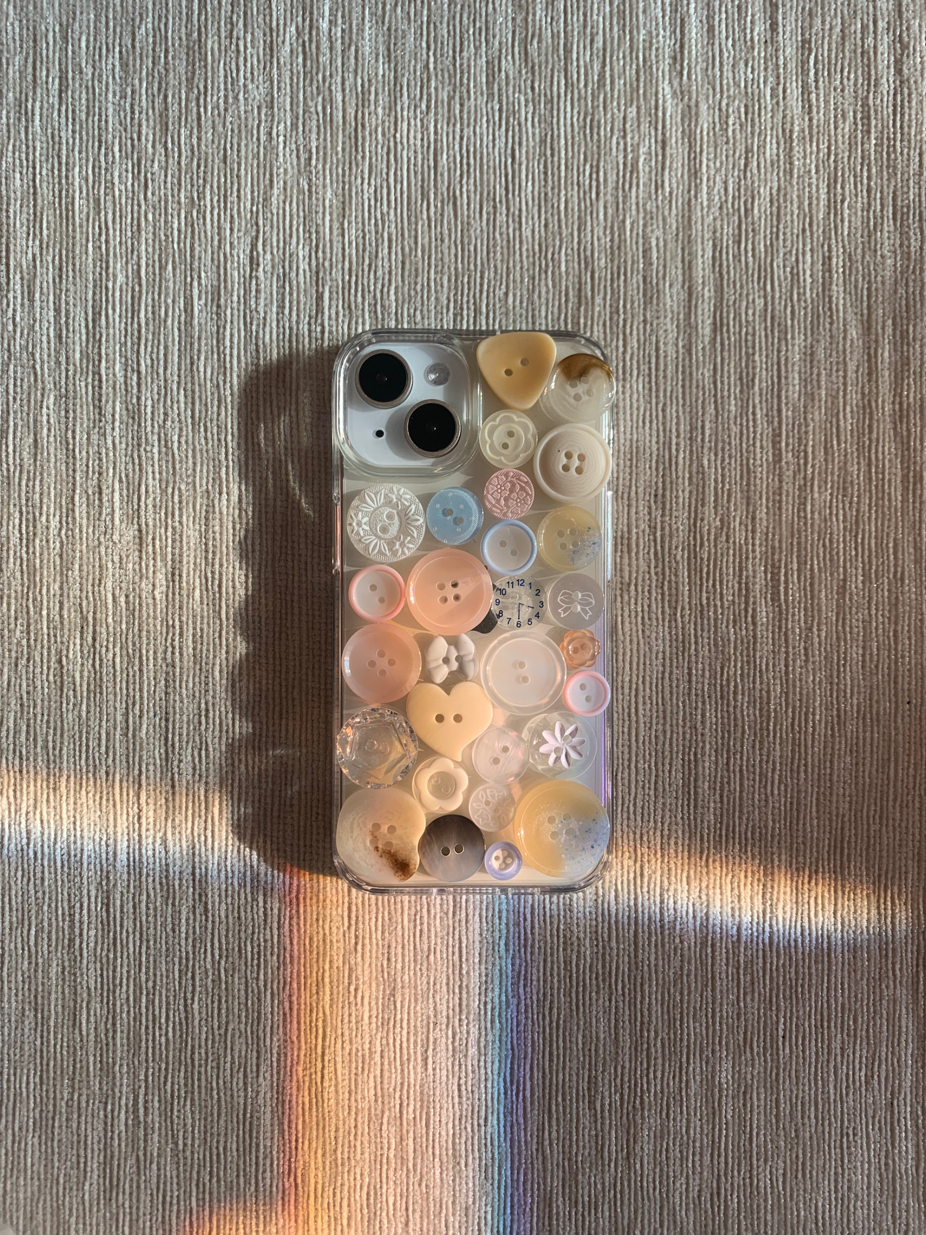 Baby powder Button case