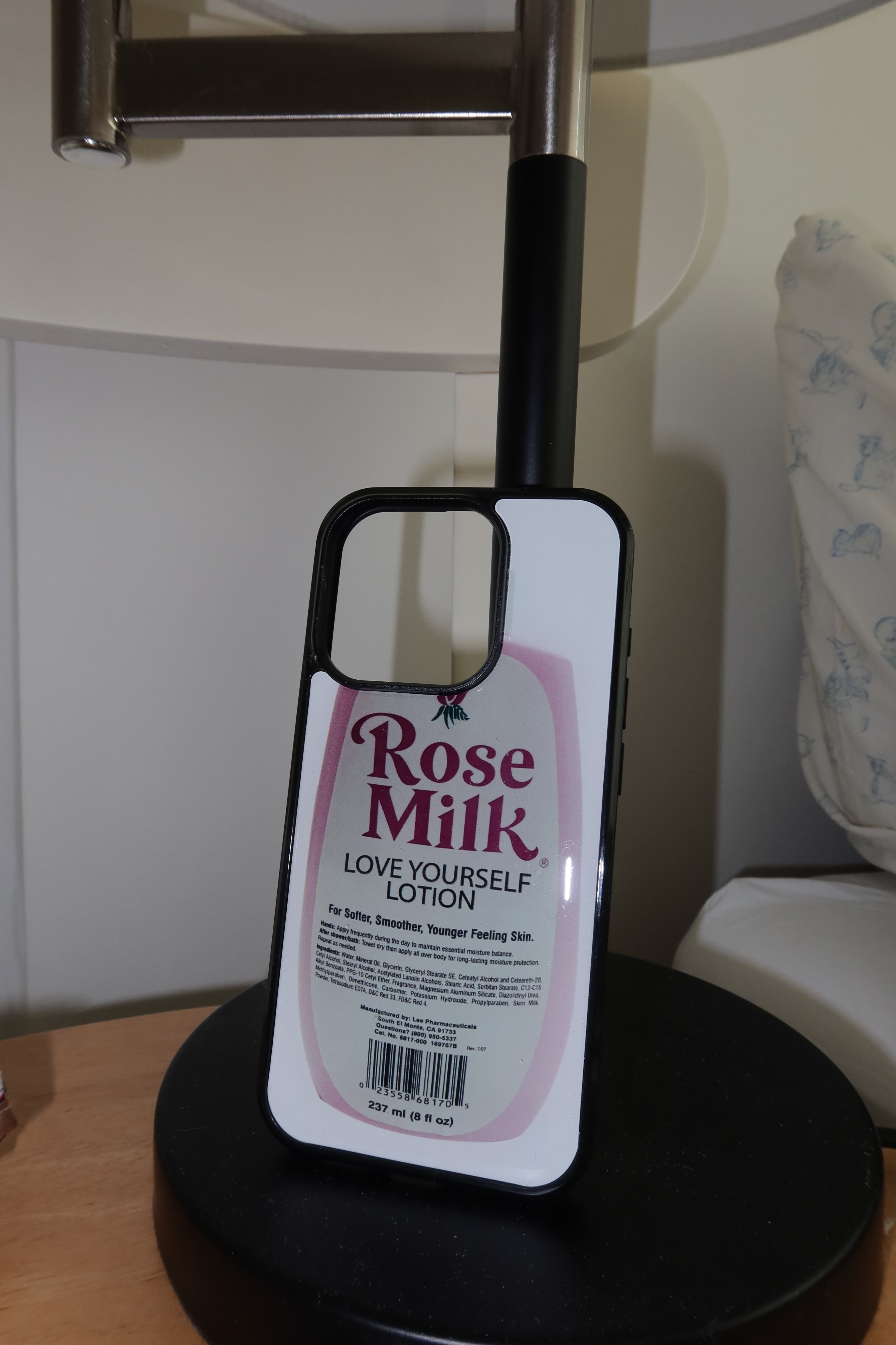 Rose milk lotion case