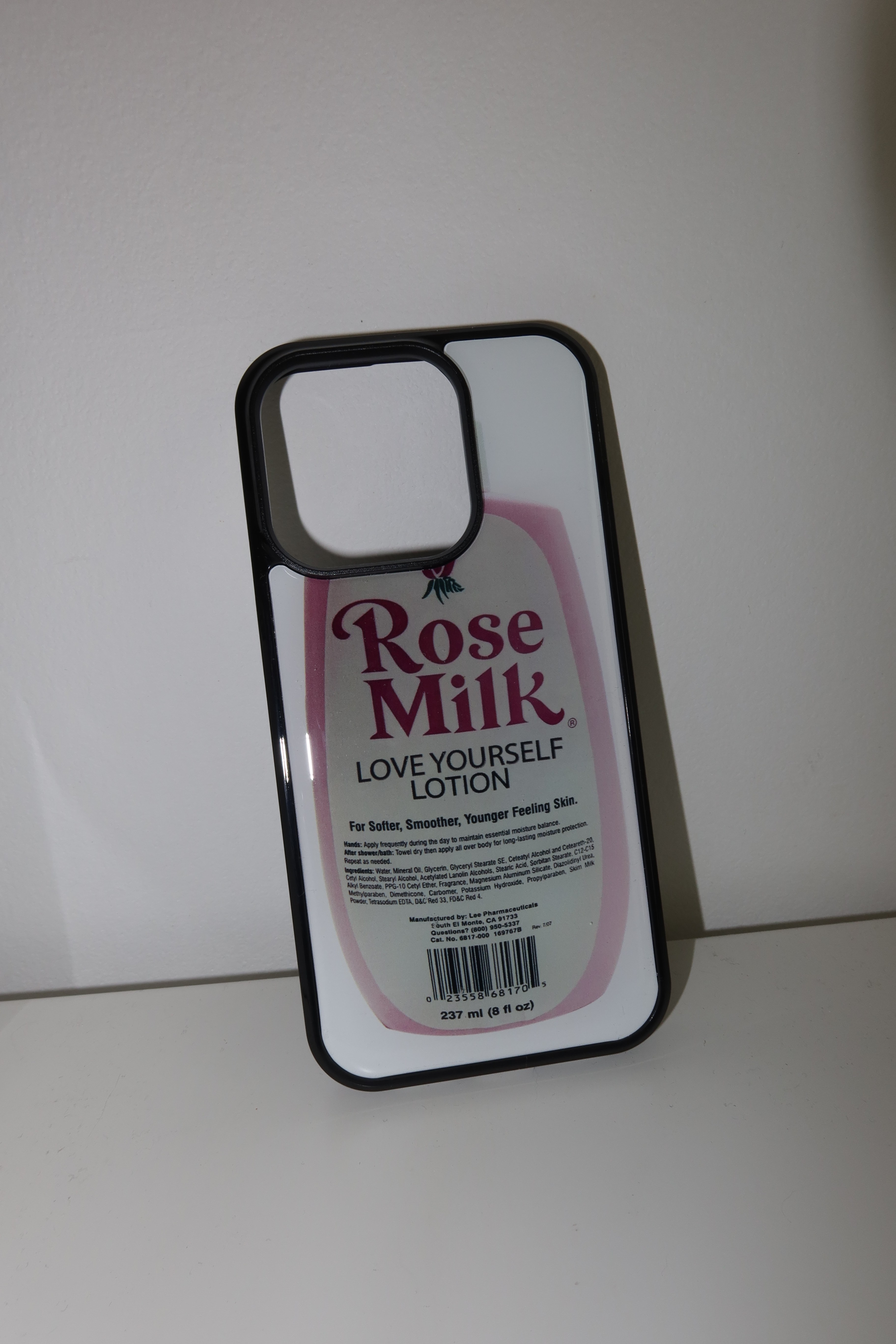 Rose milk lotion case
