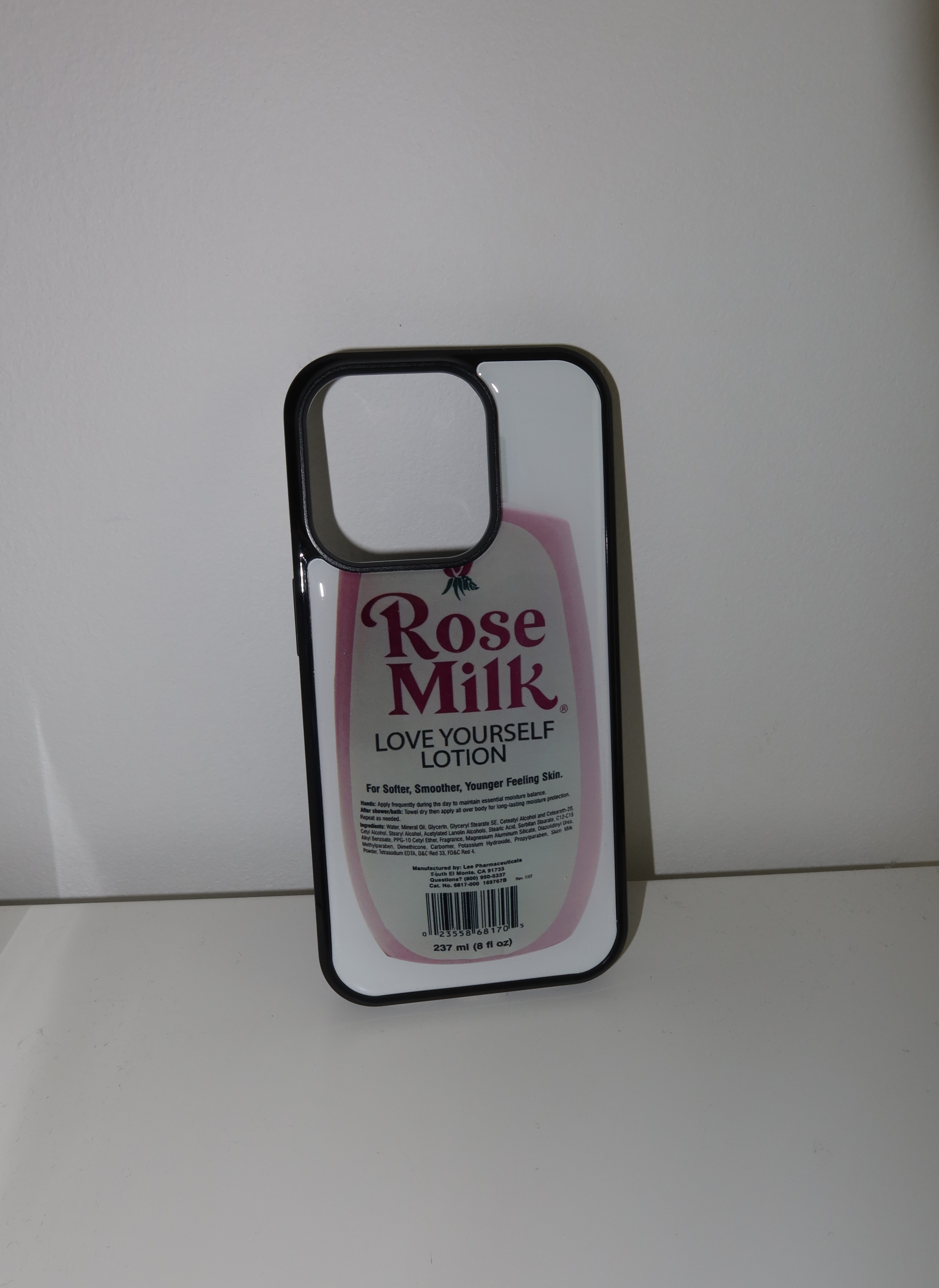 Rose milk lotion case