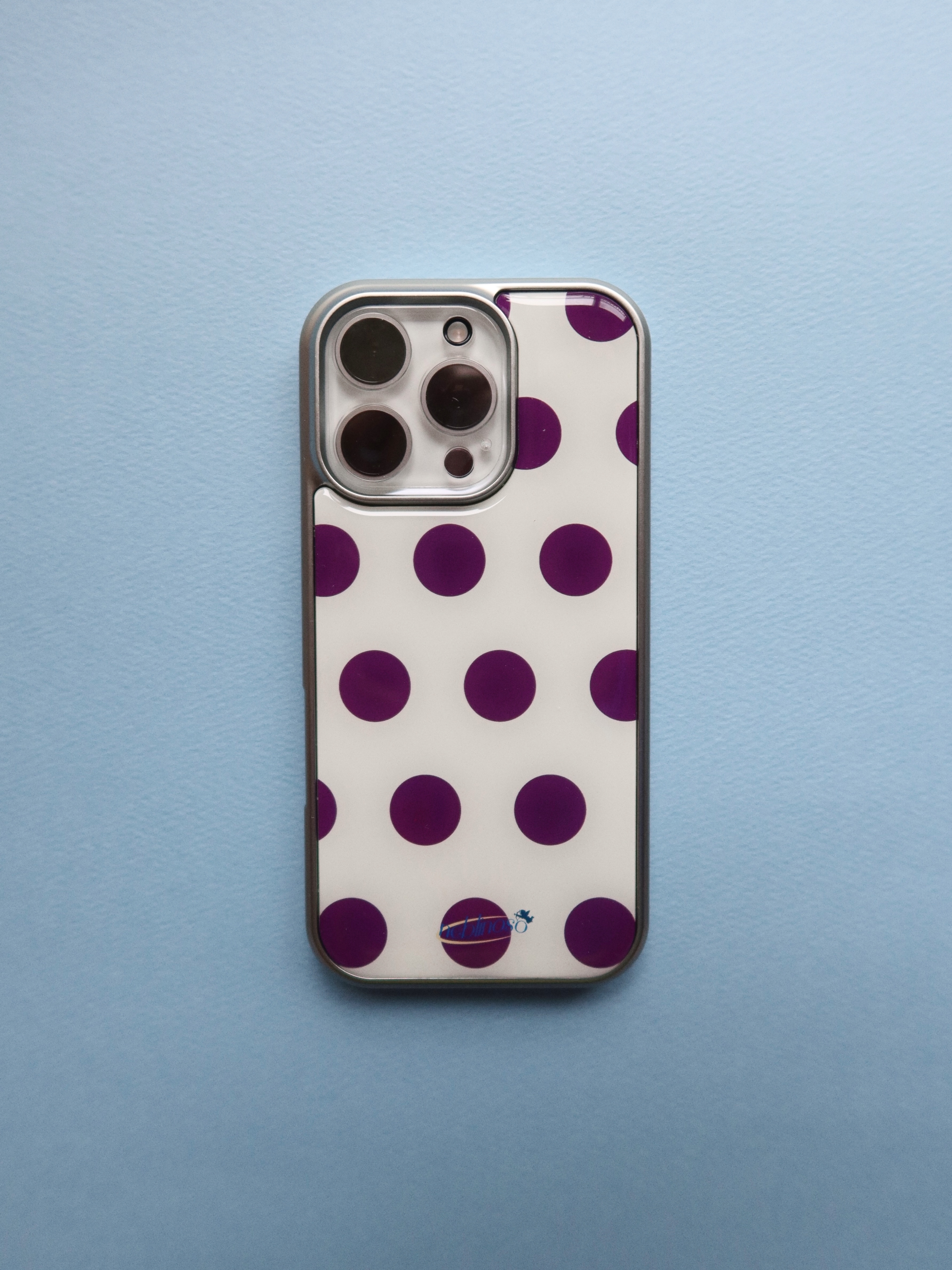 Dot silver epoxy case (5col)