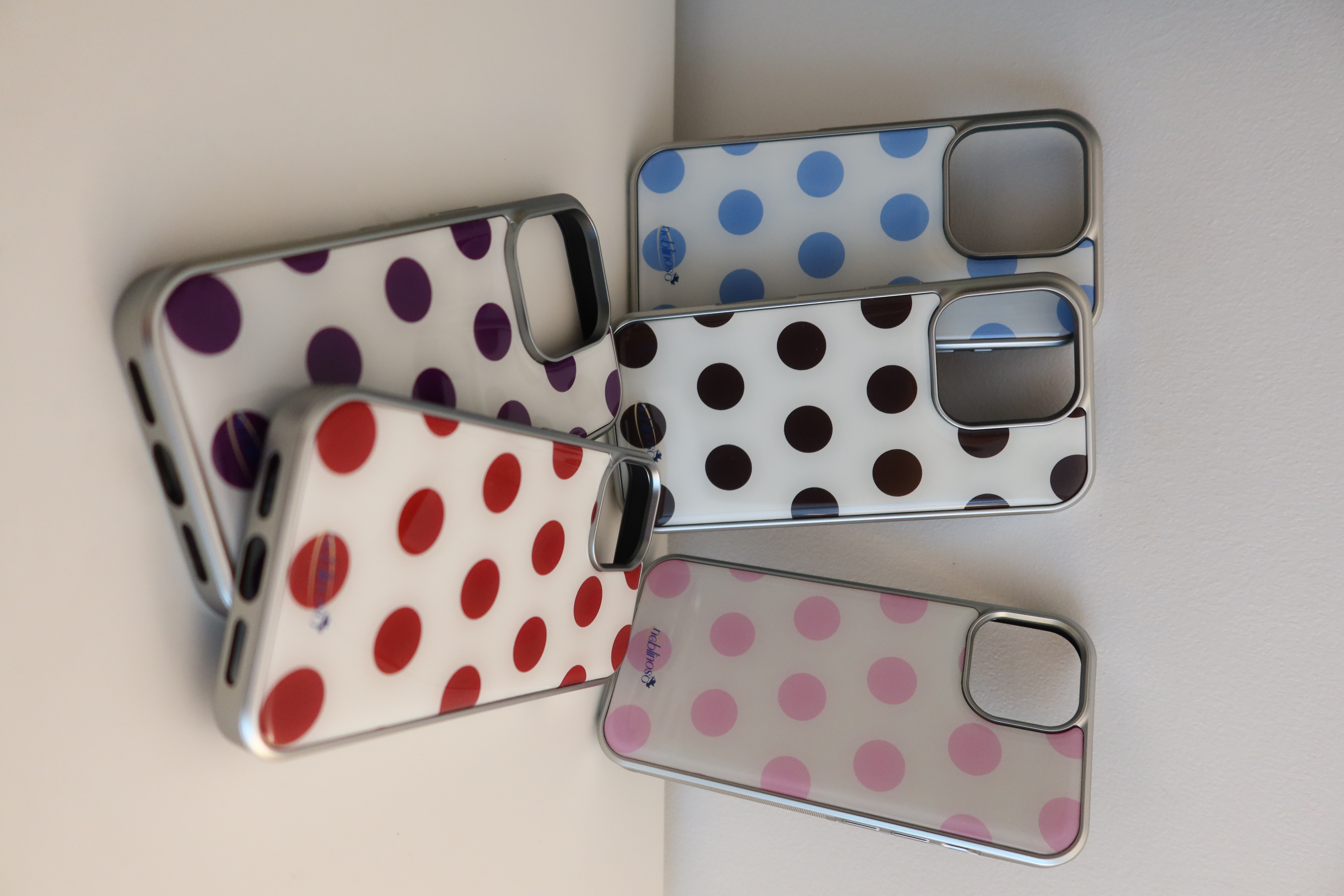 Dot silver epoxy case (5col)