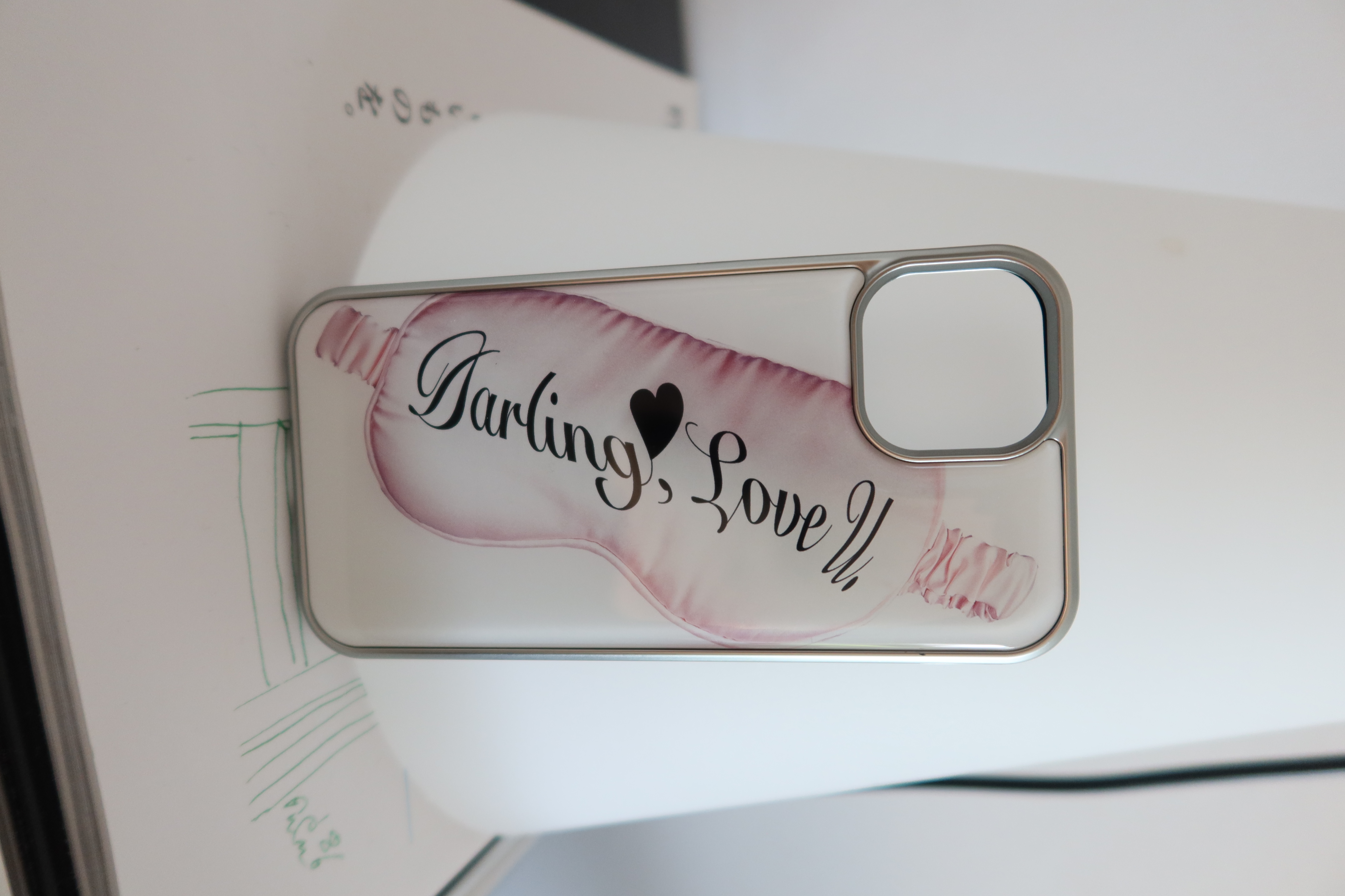LOVE U SHADE silver epoxy case