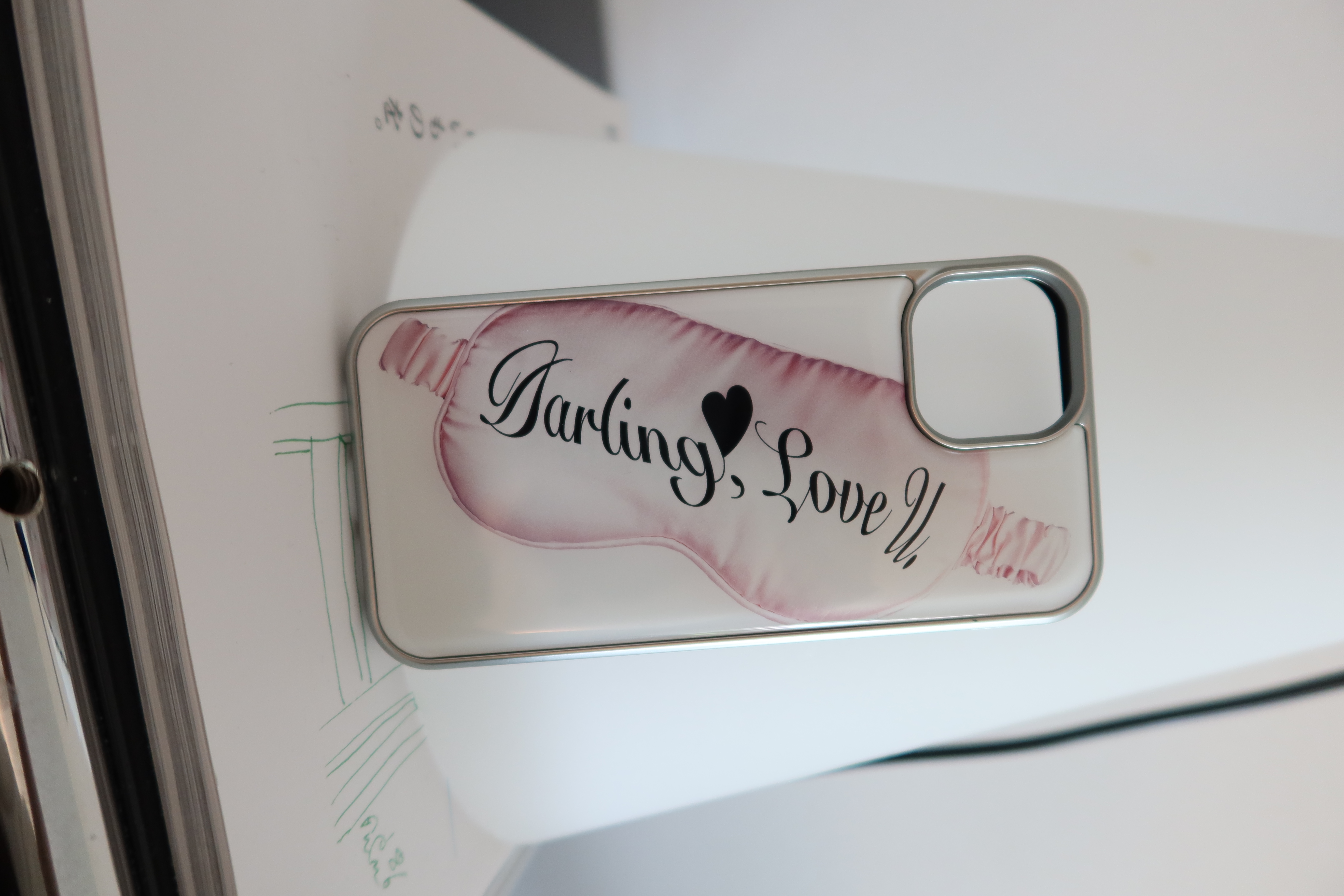 LOVE U SHADE silver epoxy case