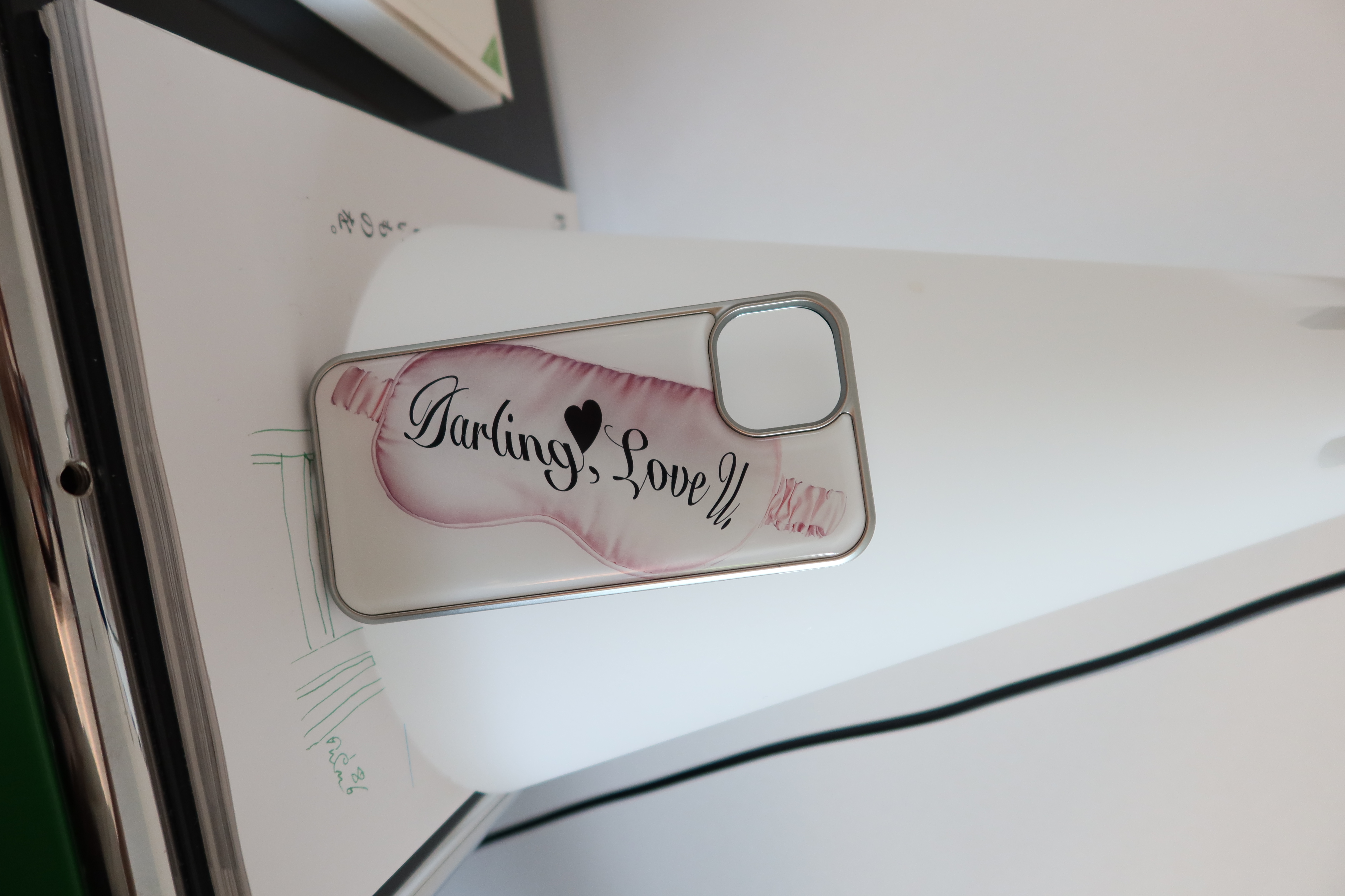 LOVE U SHADE silver epoxy case