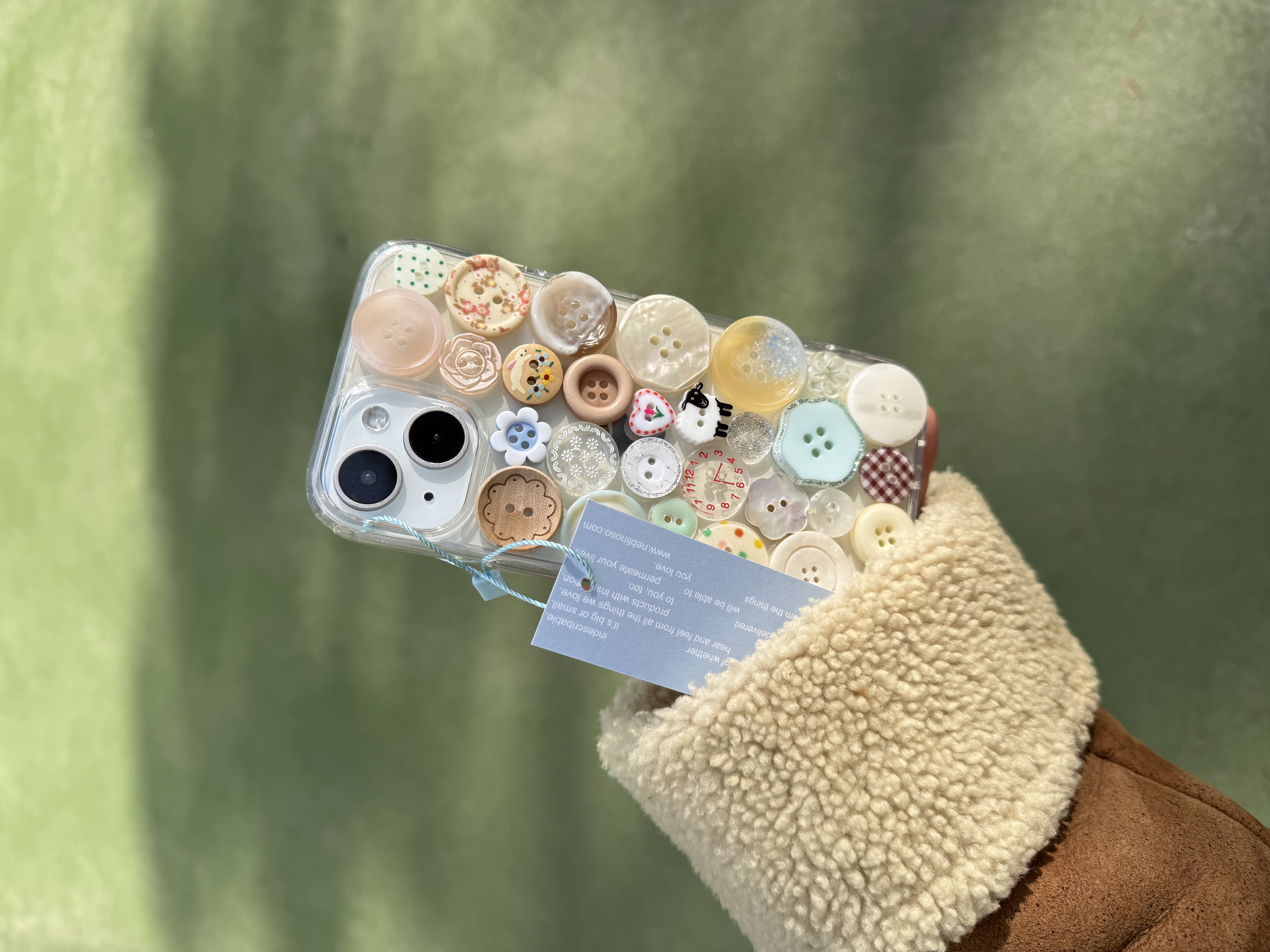 Peace of garden Button case