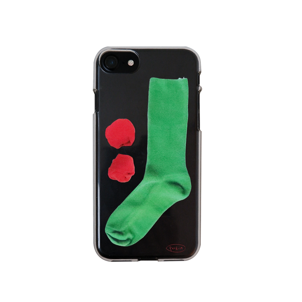 Green socks case (Jellyhard/Black Glass/Magsafe)