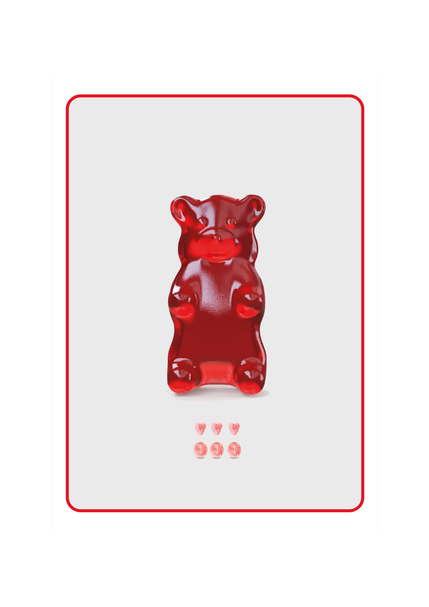 대왕 젤리곰 솜 폴딩매트