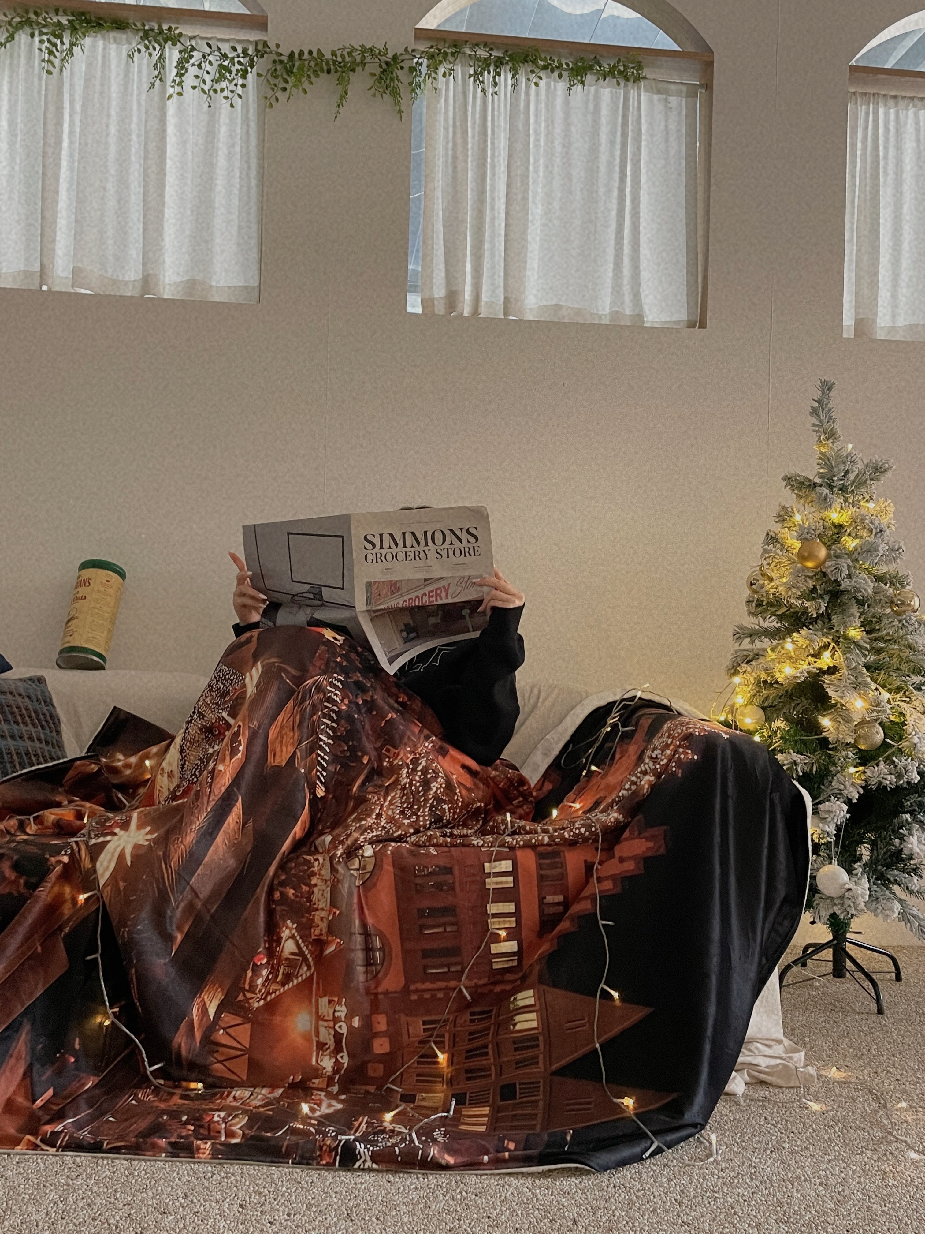 Christmas Market 크리스마스 마켓 초대형 극세사 블랭킷