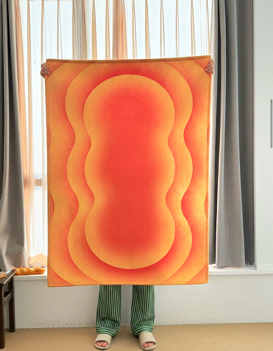 빛의 물결 러그 Sunrise Orange 선라이즈오렌지