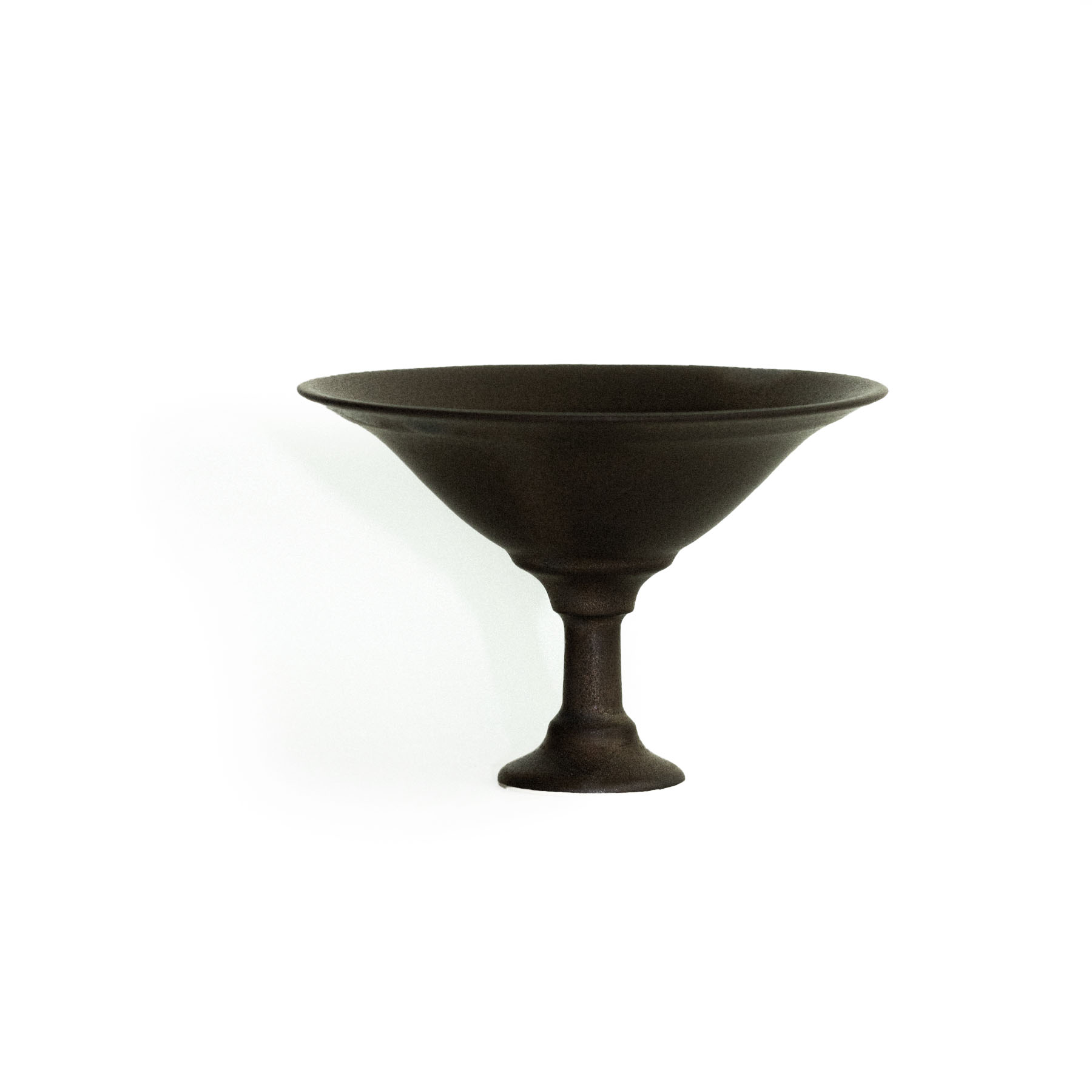Goblet dessert bowl / golden black