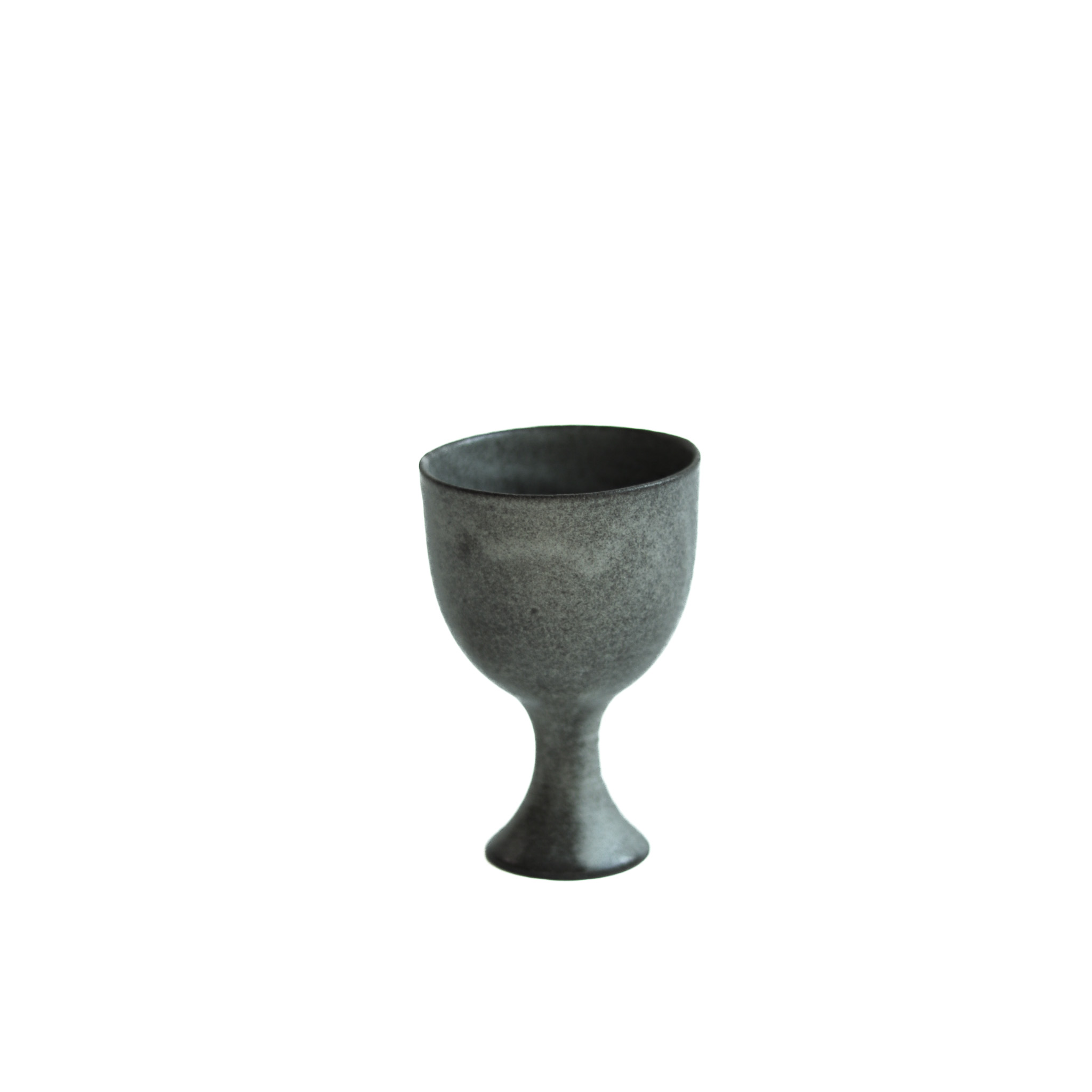 Tea bowl | Goblet (foggy black)