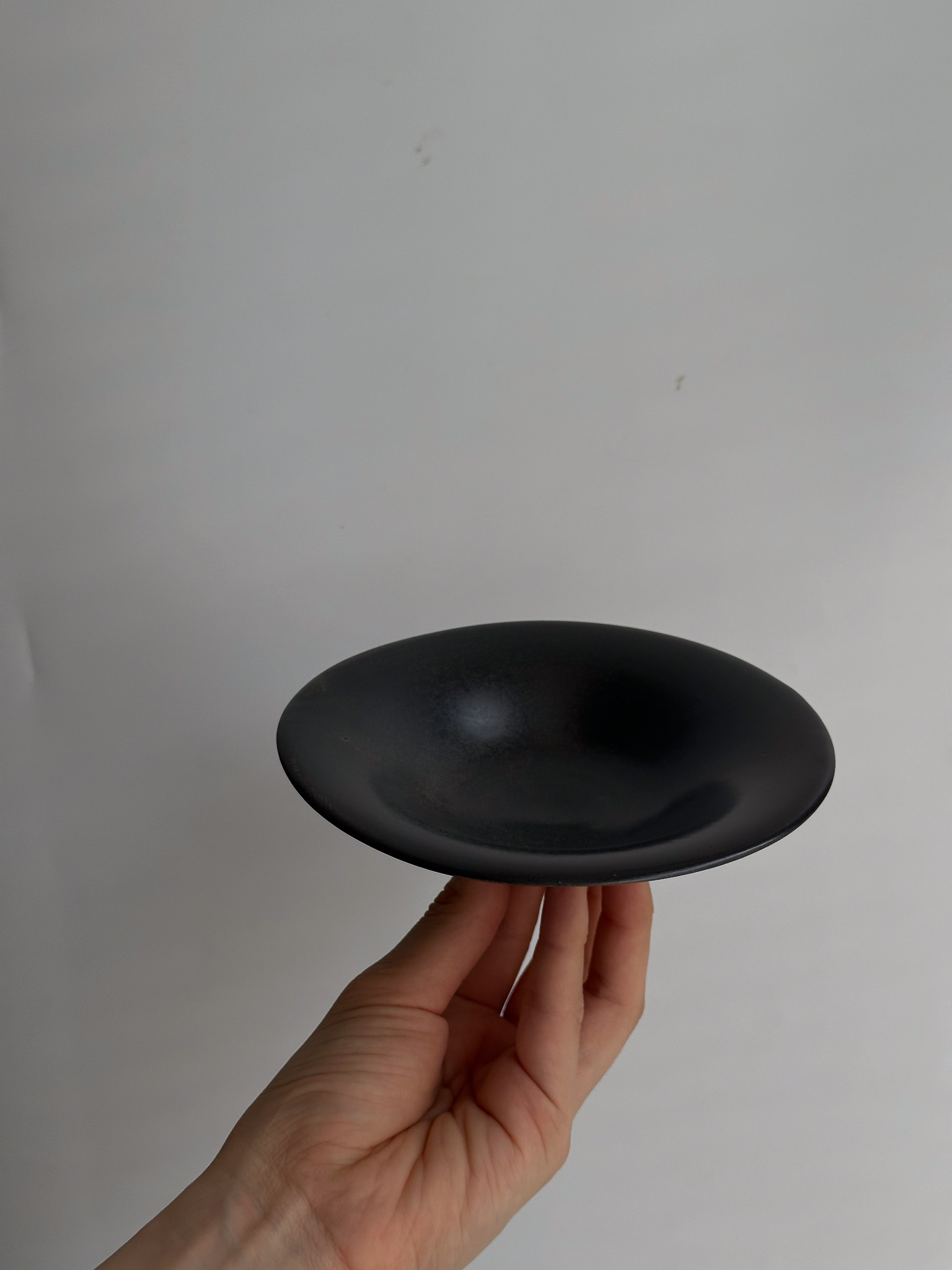 오목접시 | Pure Black Glossy
