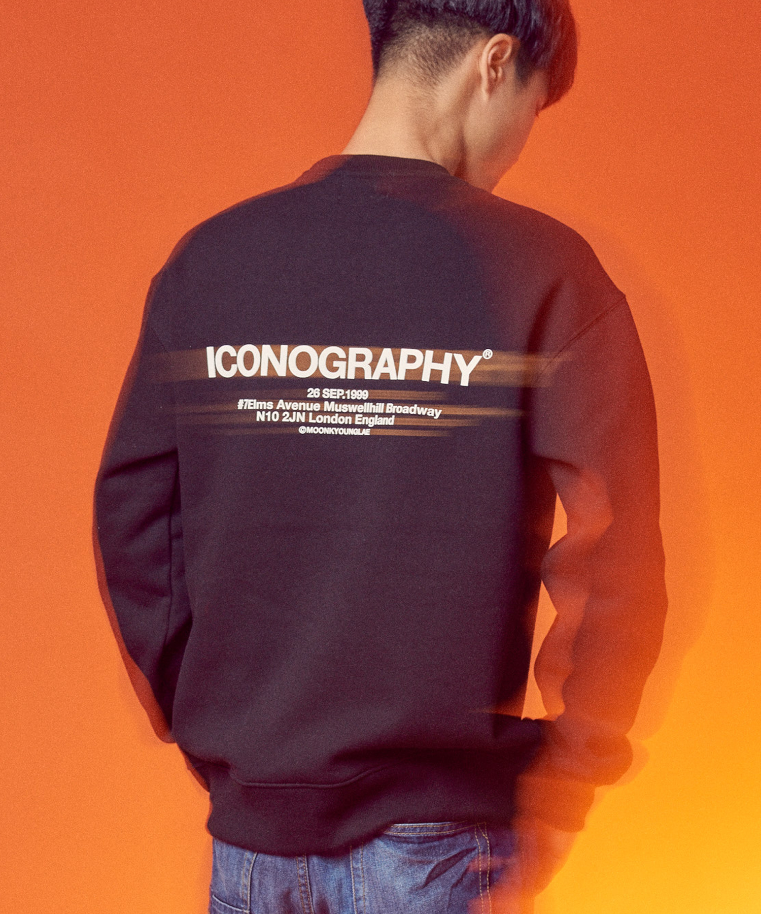LONDON ADDRESS 기모 맨투맨