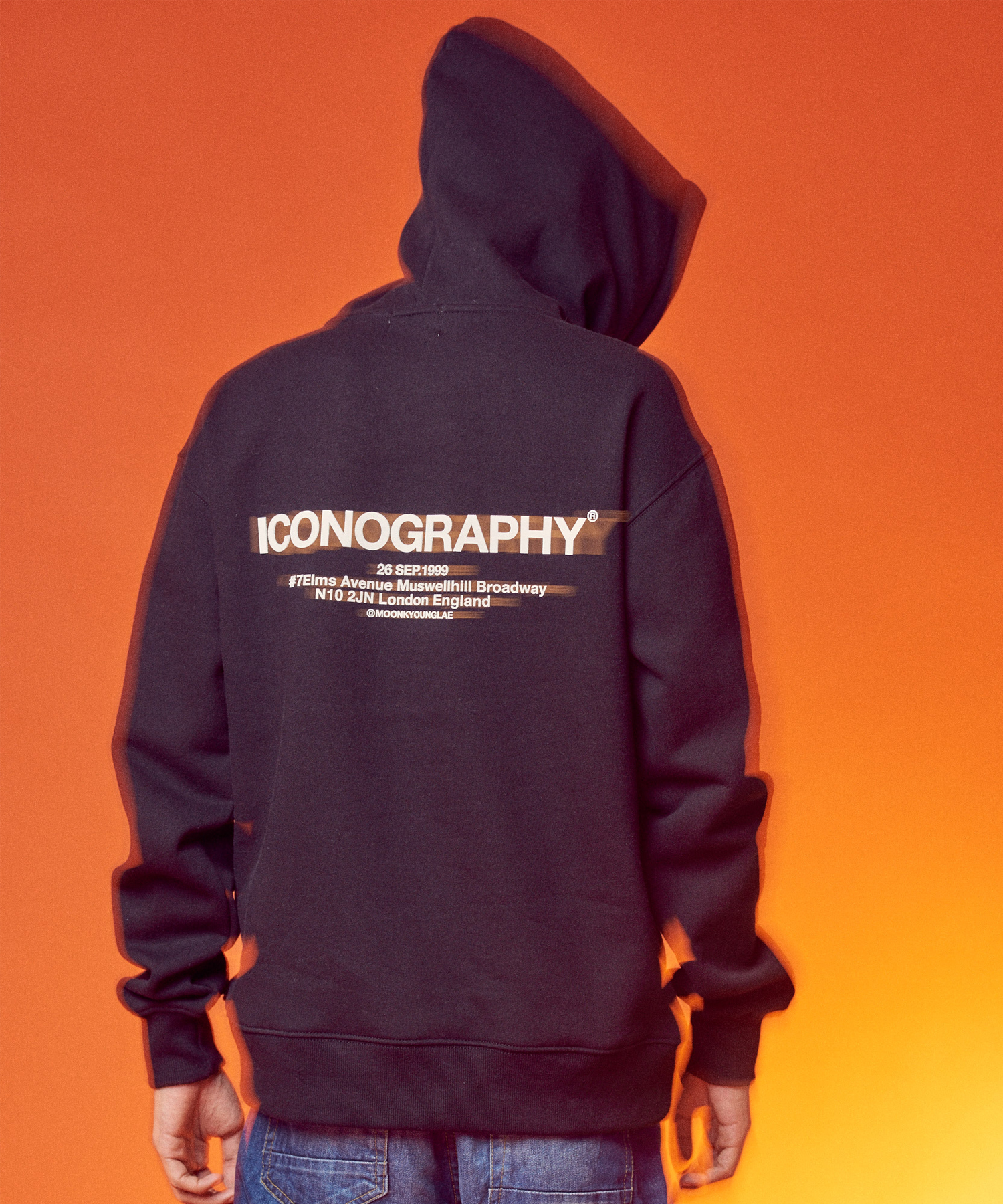 LONDON ADDRESS 기모 HOODIE
