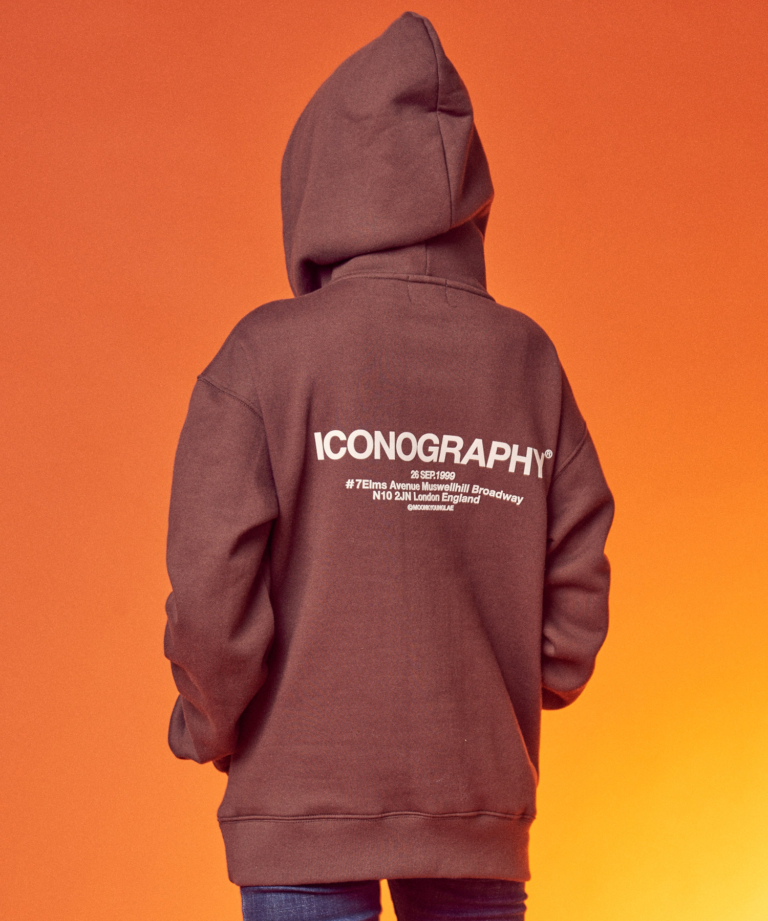 LONDON ADDRESS 기모 HOODIE
