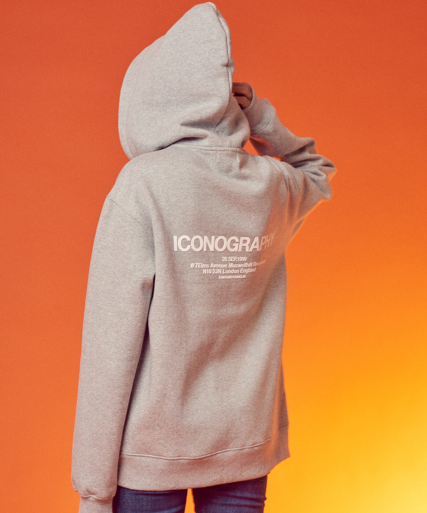 LONDON ADDRESS 기모 HOODIE