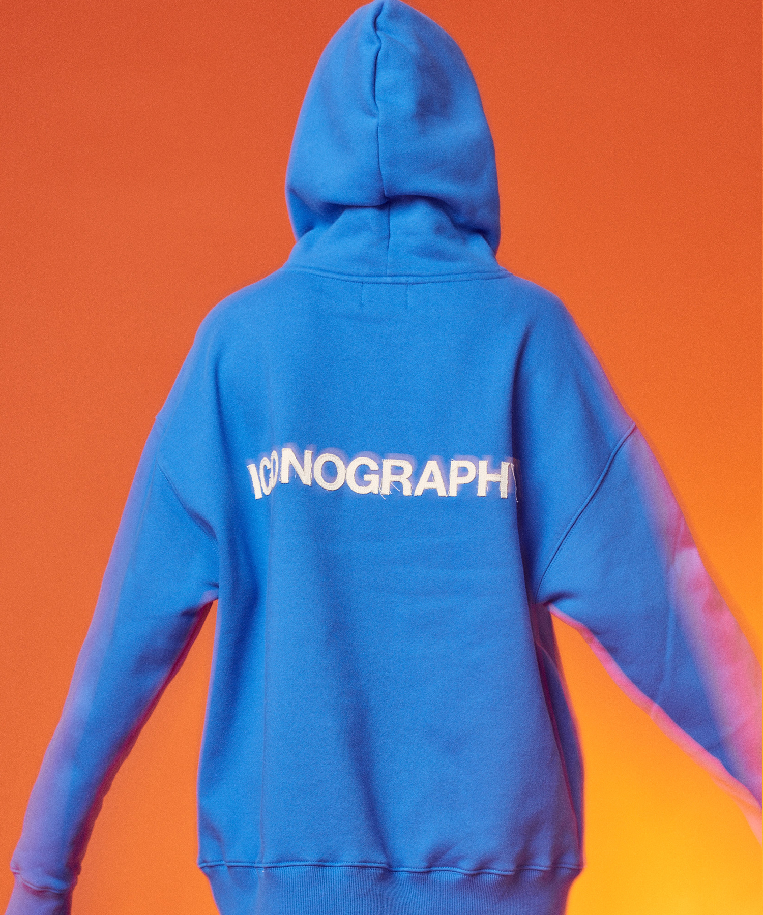 GRAPHY APPLIQUE 기모 후드