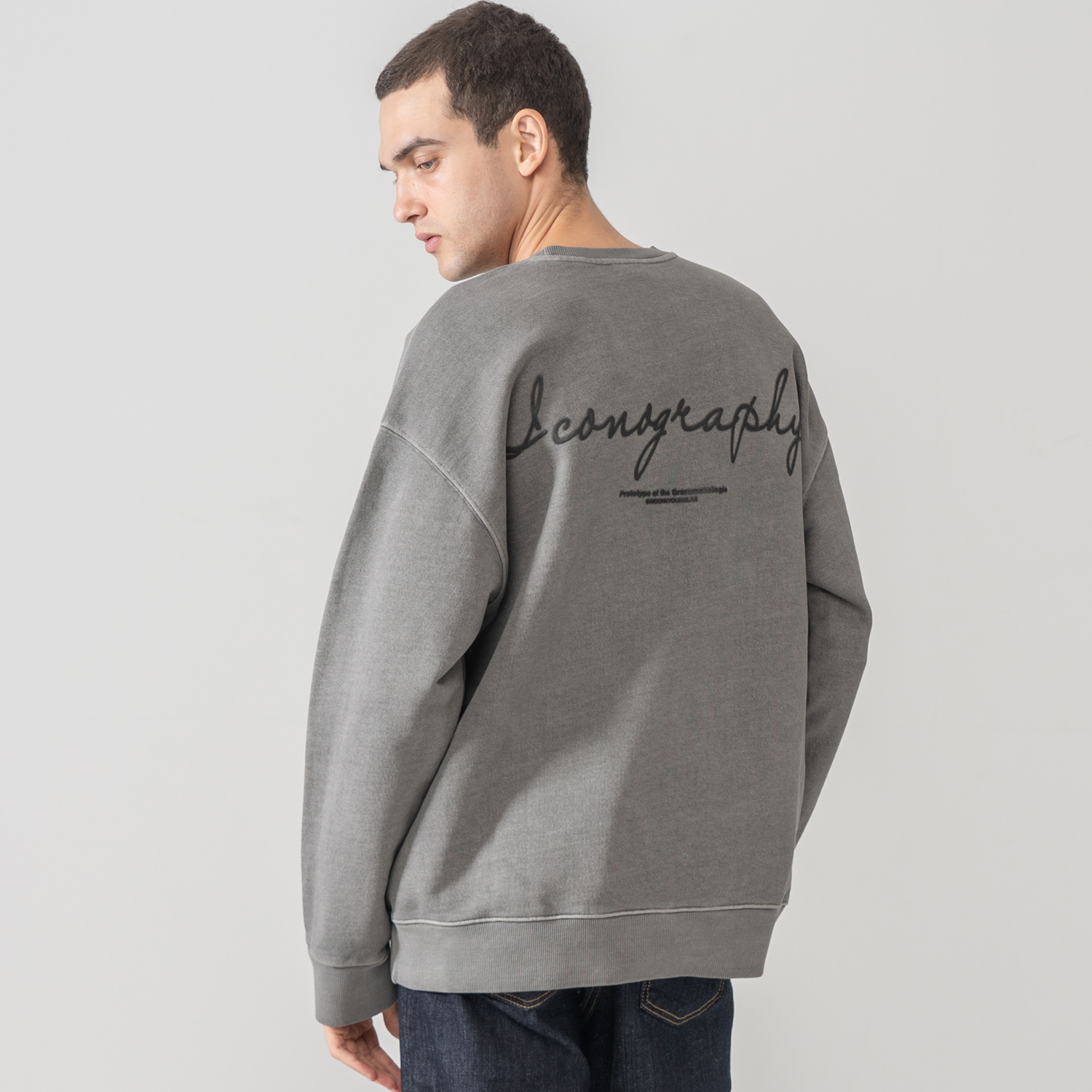 PIGMENT HEAVY COTTON EMBLEM VOLUME PRINT DGR