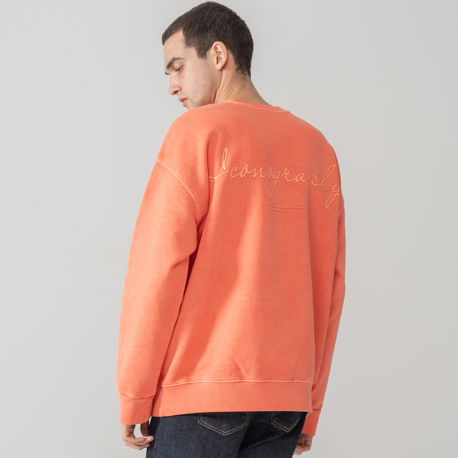 PIGMENT HEAVY COTTON EMBLEM VOLUME PRINT OR