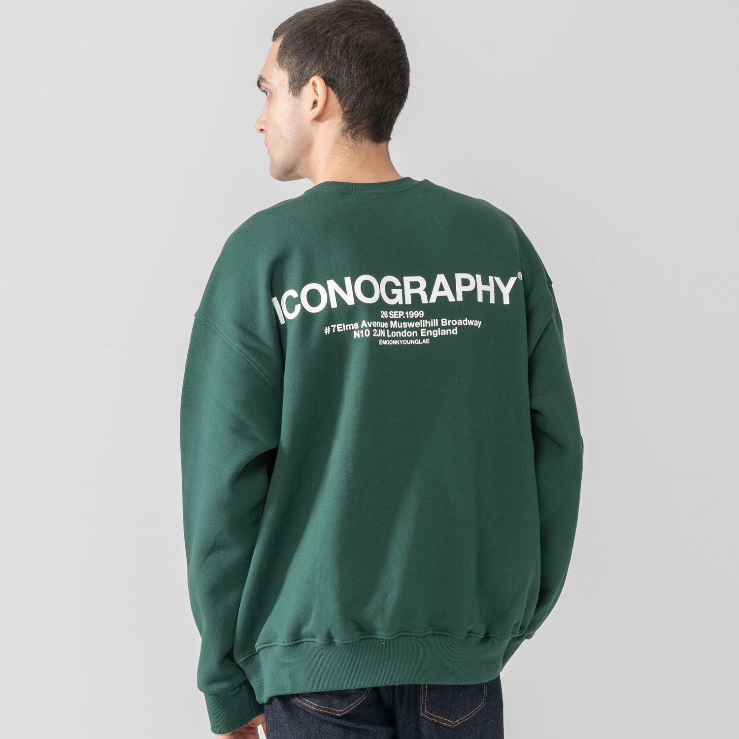 900G 헤비코튼 볼륨프린트 LONDON ADDREES DGN