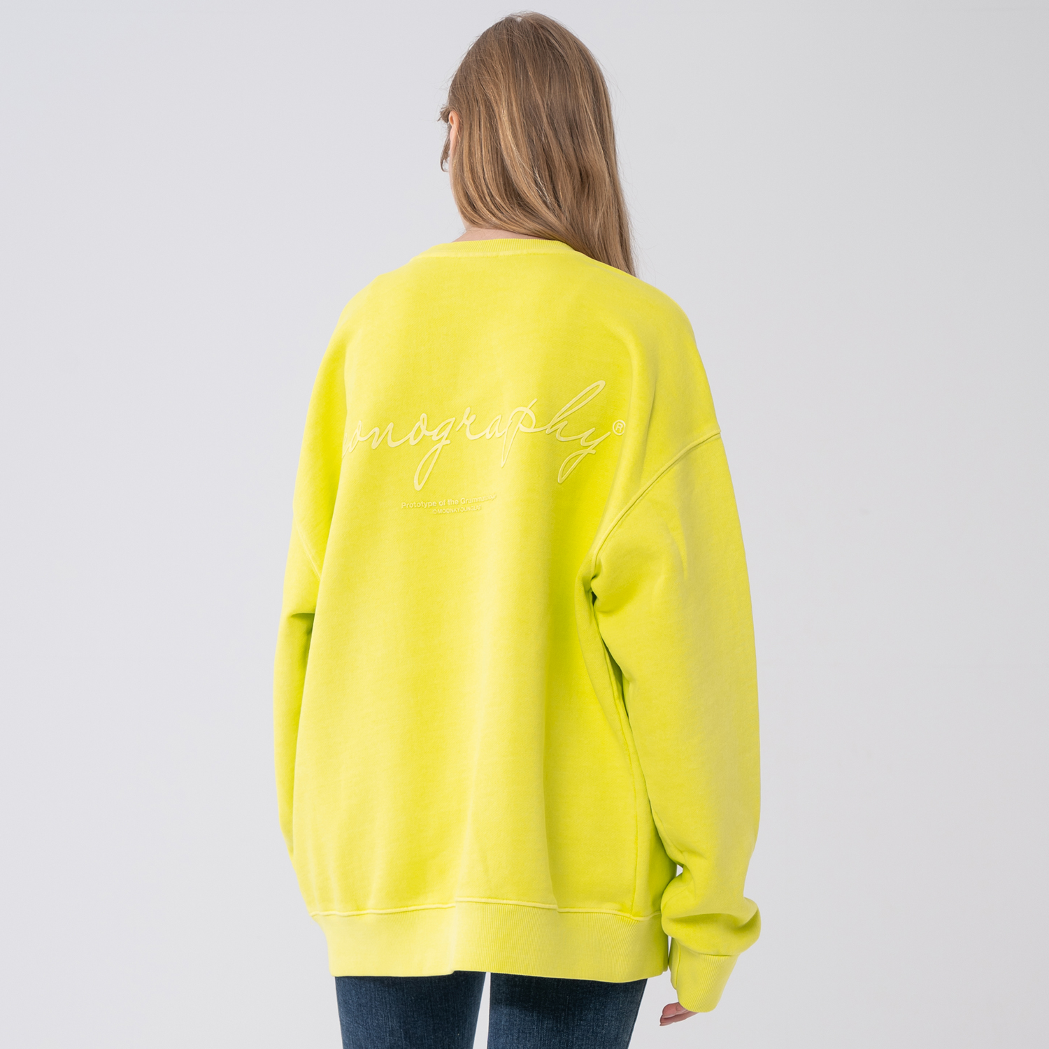 PIGMENT HEAVY COTTON EMBLEM VOLUME PRINT YGN