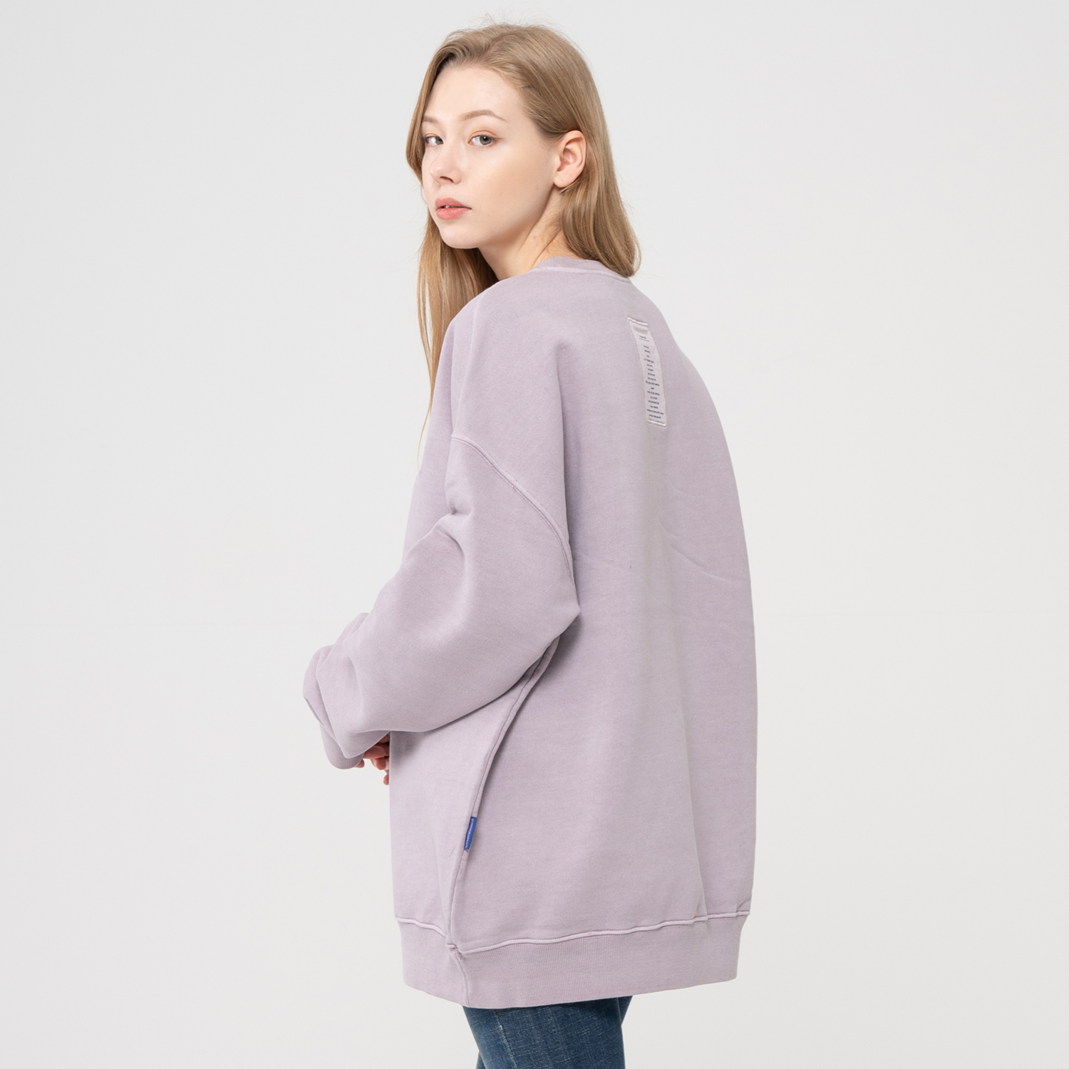 PIGMENT HEAVY COTTON LABEL ART LAVENDER
