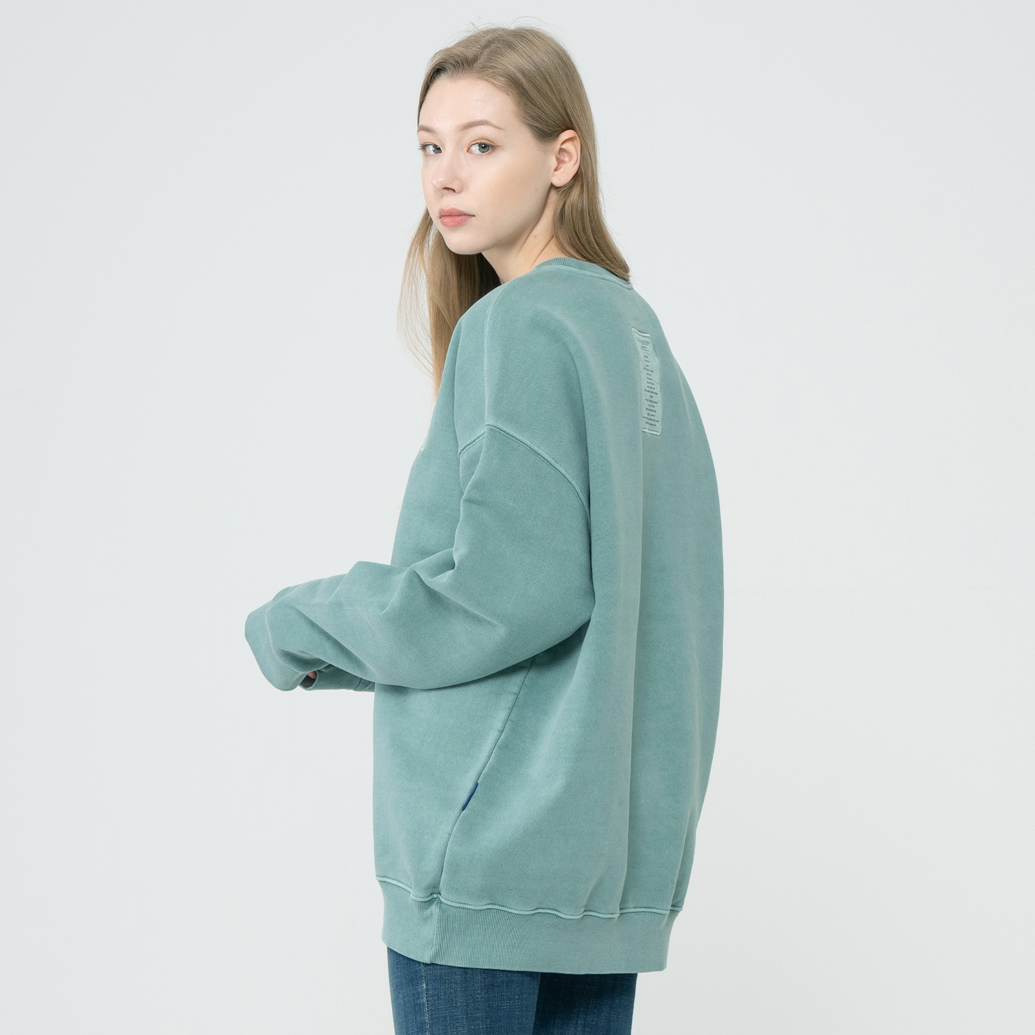 PIGMENT HEAVY COTTON LABEL ART COMPOSE-GREEN