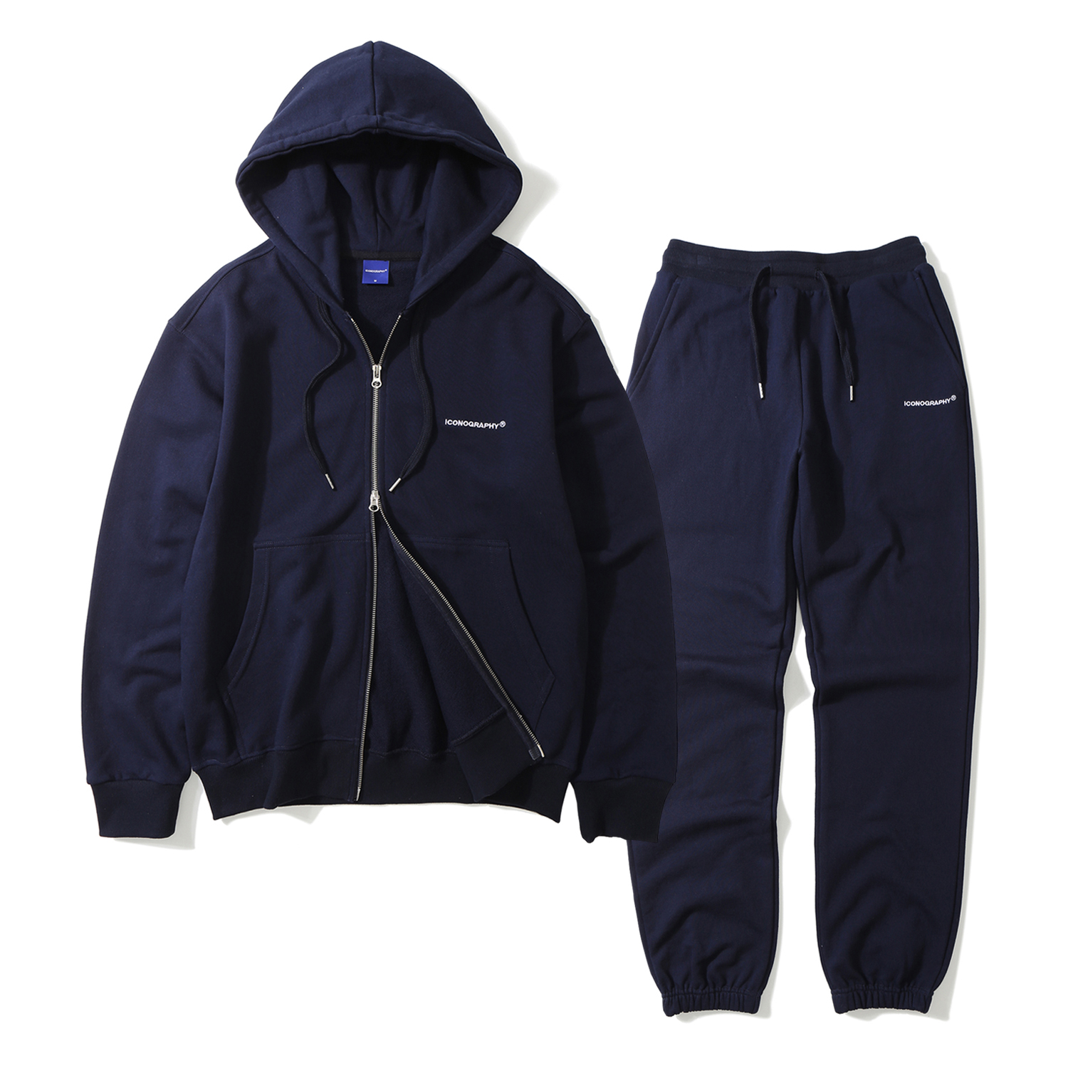SET - Hoodie 2way Zip-up & Training jogger NA