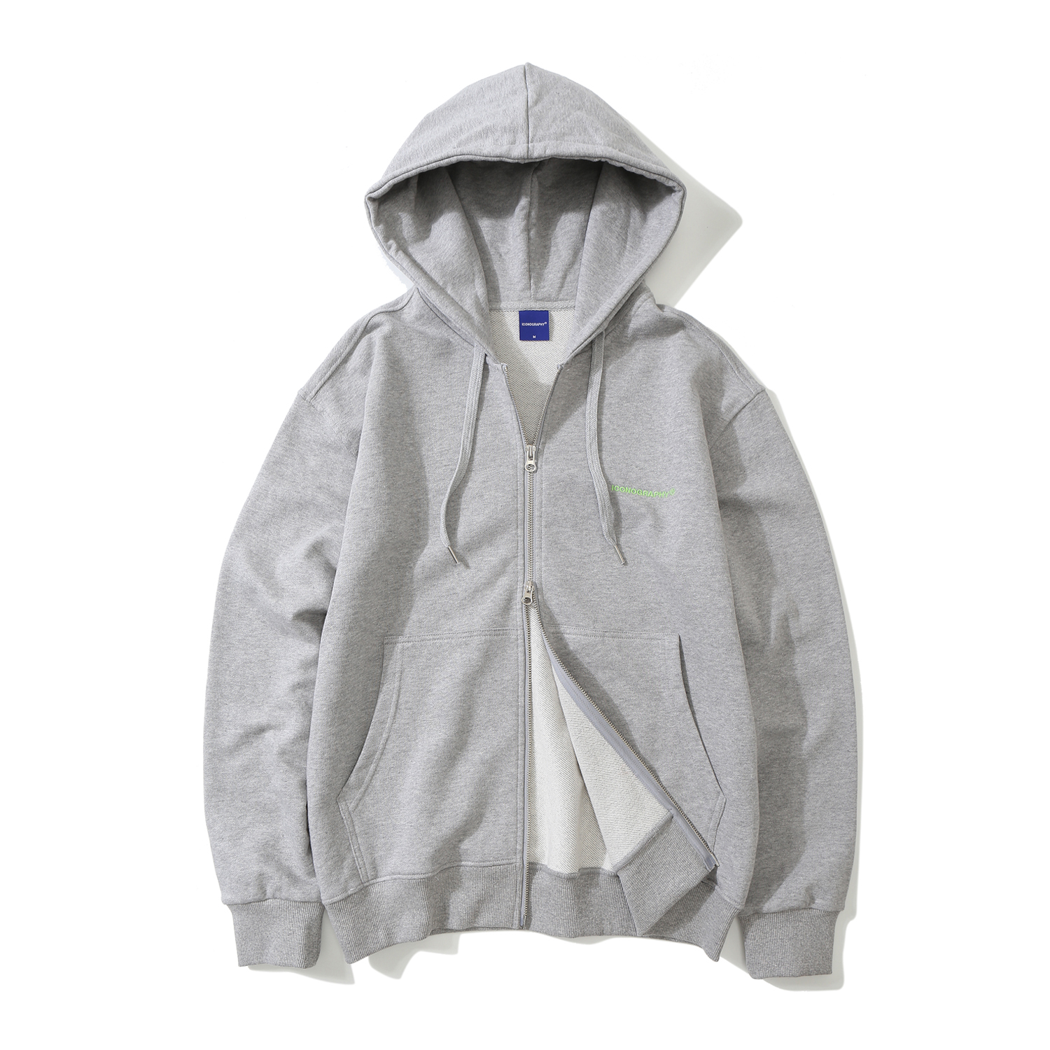 HOODIE 2WAY ZIP_UP MEL