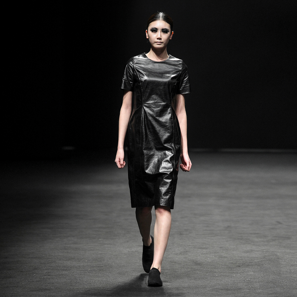 MOONKYOUNGLAE - ICONOGRAPHY(아이코노그라피) Leather 100 R Dress A