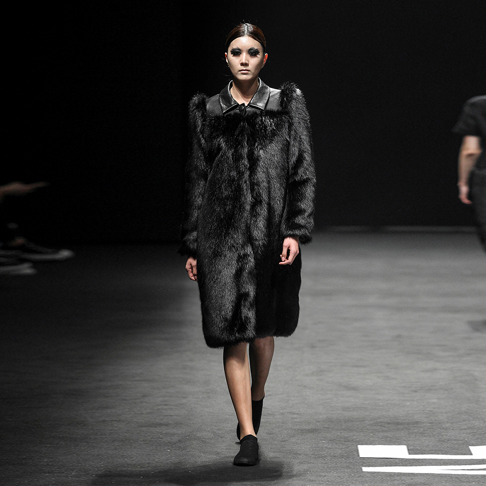 MOONKYOUNGLAE - ICONOGRAPHY(아이코노그라피) Leather Fur Long coat