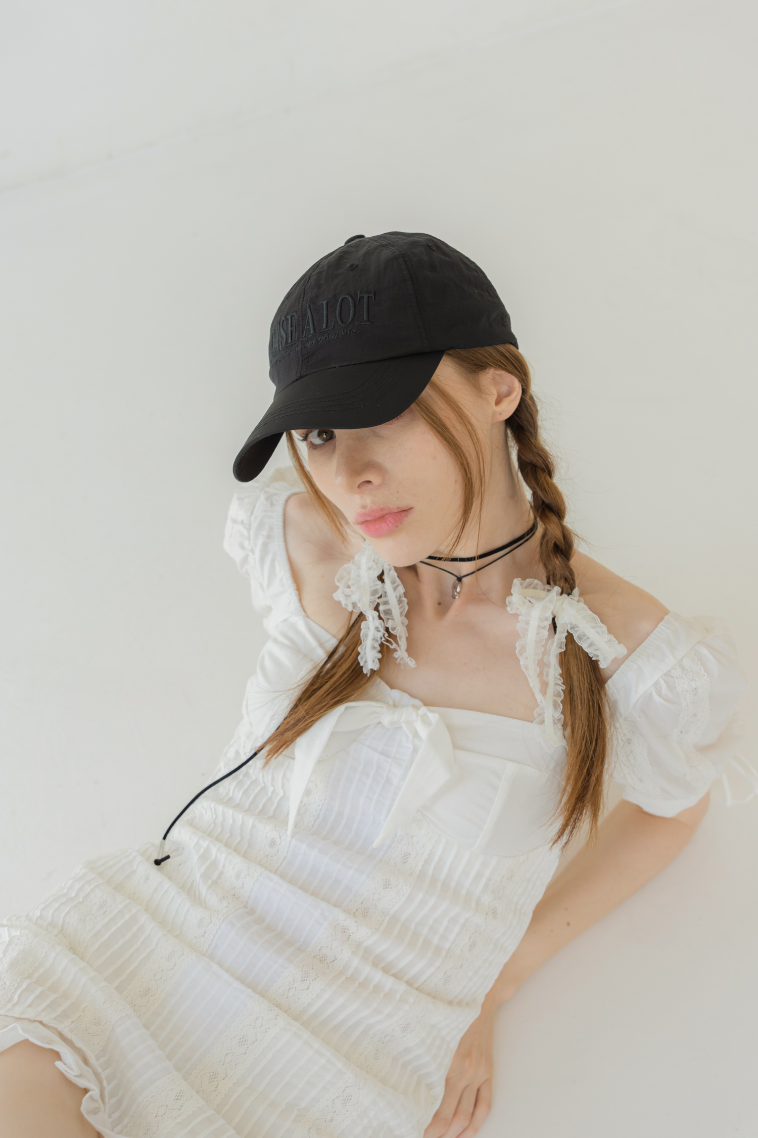 Nylon ball cap - Black