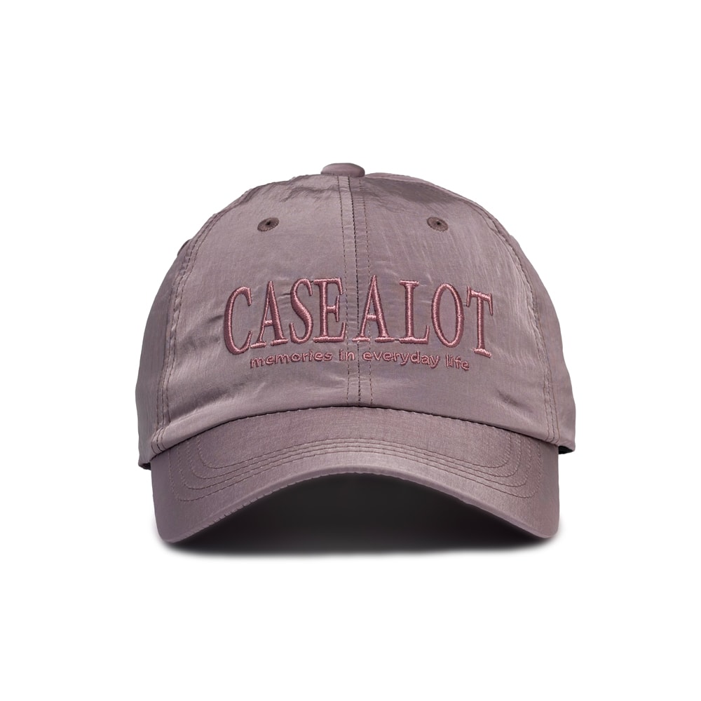 Nylon ball cap - Purple grey