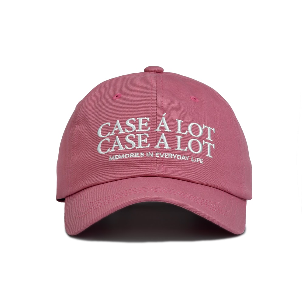 Slogon logo ball cap - Pink