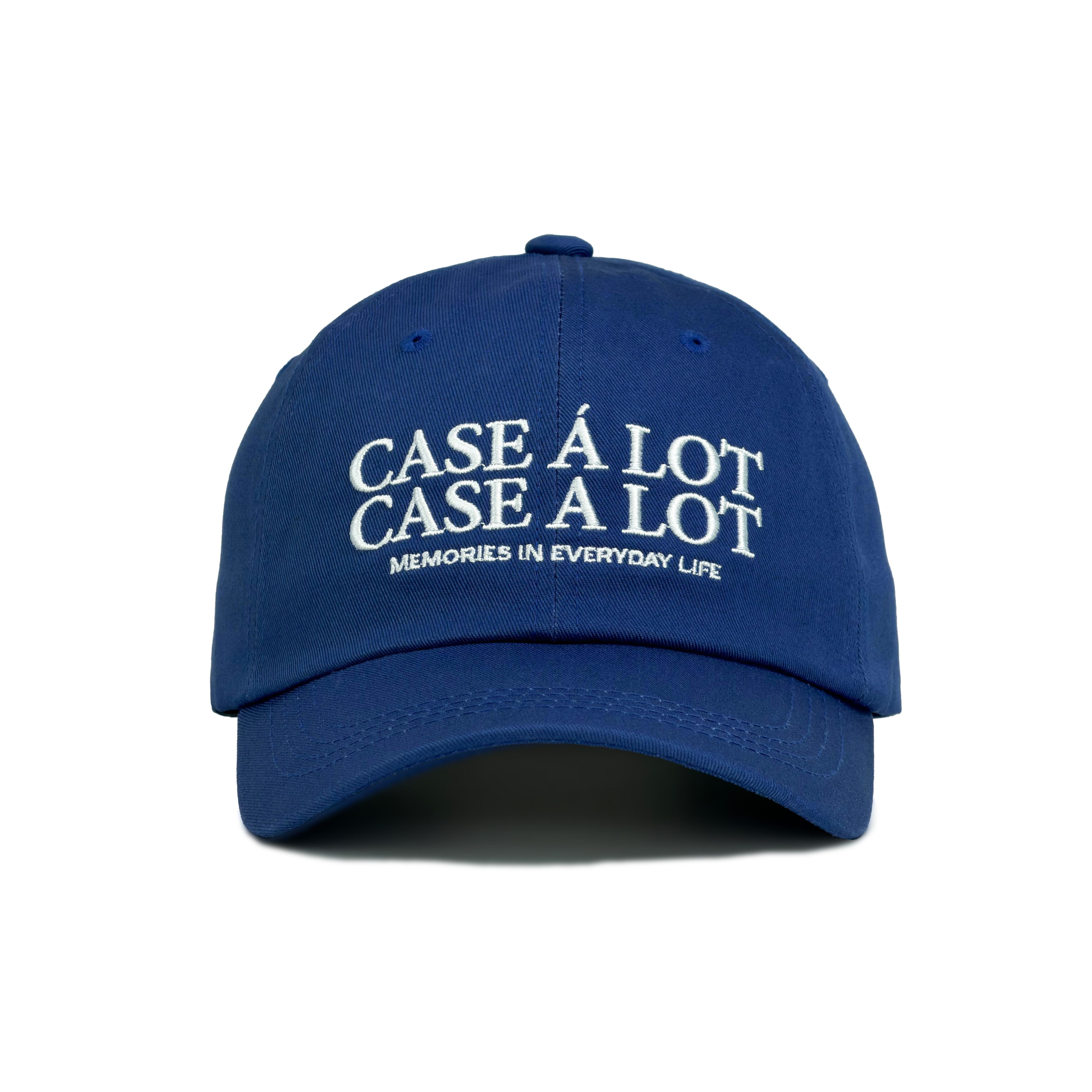 Slogon logo ball cap - Blue