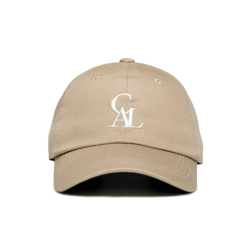Signature logo ball cap - beige