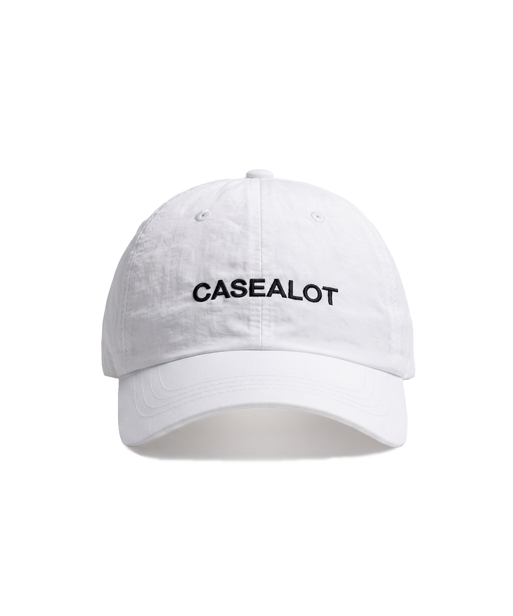 Nylon running cap - White