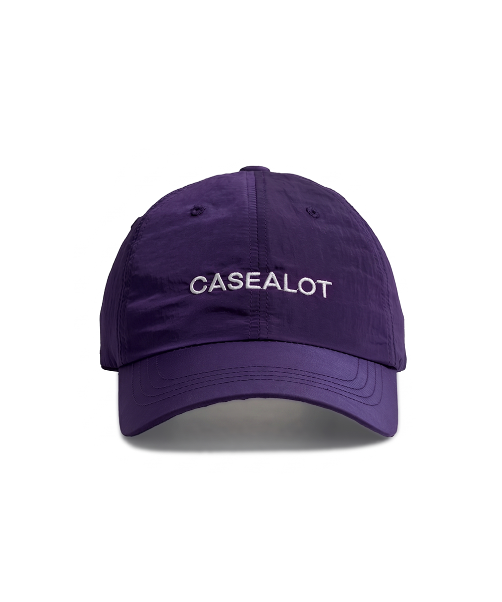 Nylon running cap - Plum purple