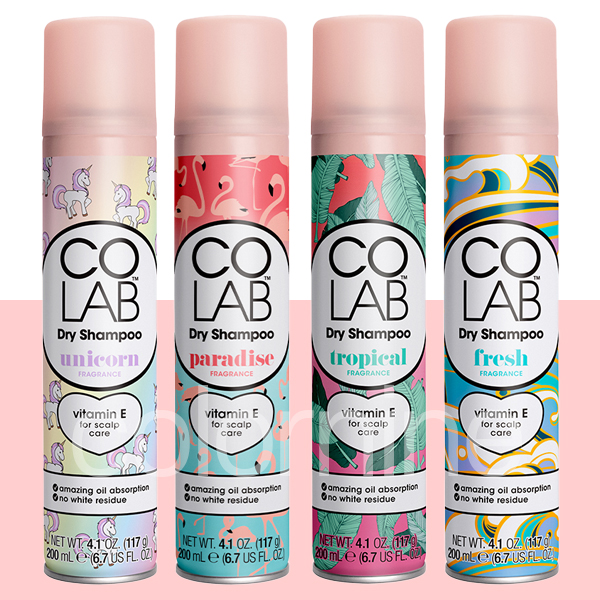 물없이 감는 1+1 드라이 샴푸 200ml 프레쉬 코랩 비건 여행 캠핑 스프레이