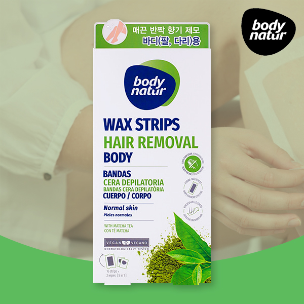BODY NATUR 16매 왁스스트립 셀프 왁싱 제모 바디 마차티 바디네이처