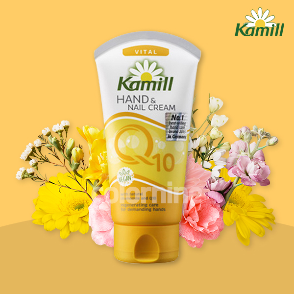 카밀 향기좋은 핸드 앤 네일 크림 75ml 바이탈큐텐 장미향 핸드크림 보습