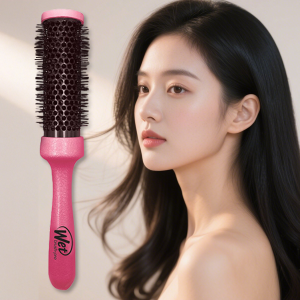 웻브러쉬 드라이 브러쉬 열판 앞머리 뿌리볼륨 헤어 롤브러시 헤어롤빗