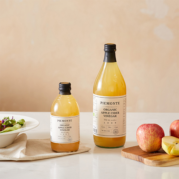 기한30.2.7/피에몬테 사과 식초 애플사이다 비니거 1000ml 이탈리아 초모 천연 발효 애사비