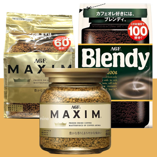 일본 AGF 맥심 인스턴트 커피 80g 병커피